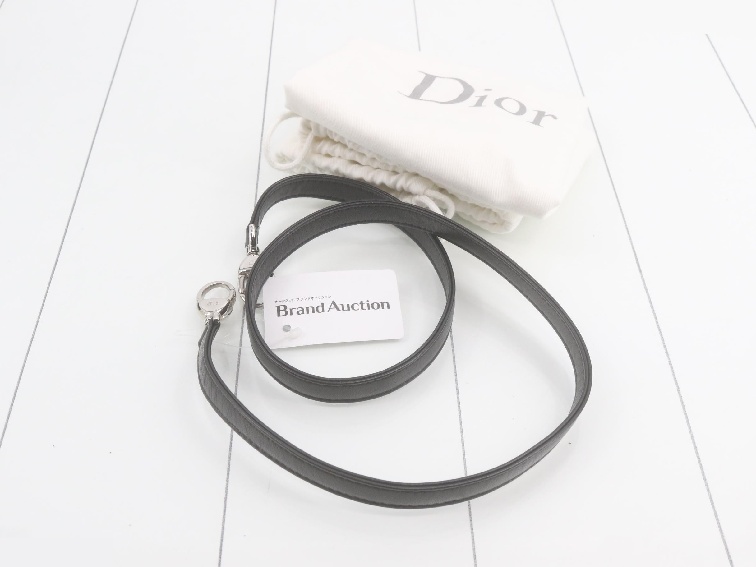 Lady Dior Medium Cannage 2-Way Lambskin Black Silver Hardware W24cm — view 7