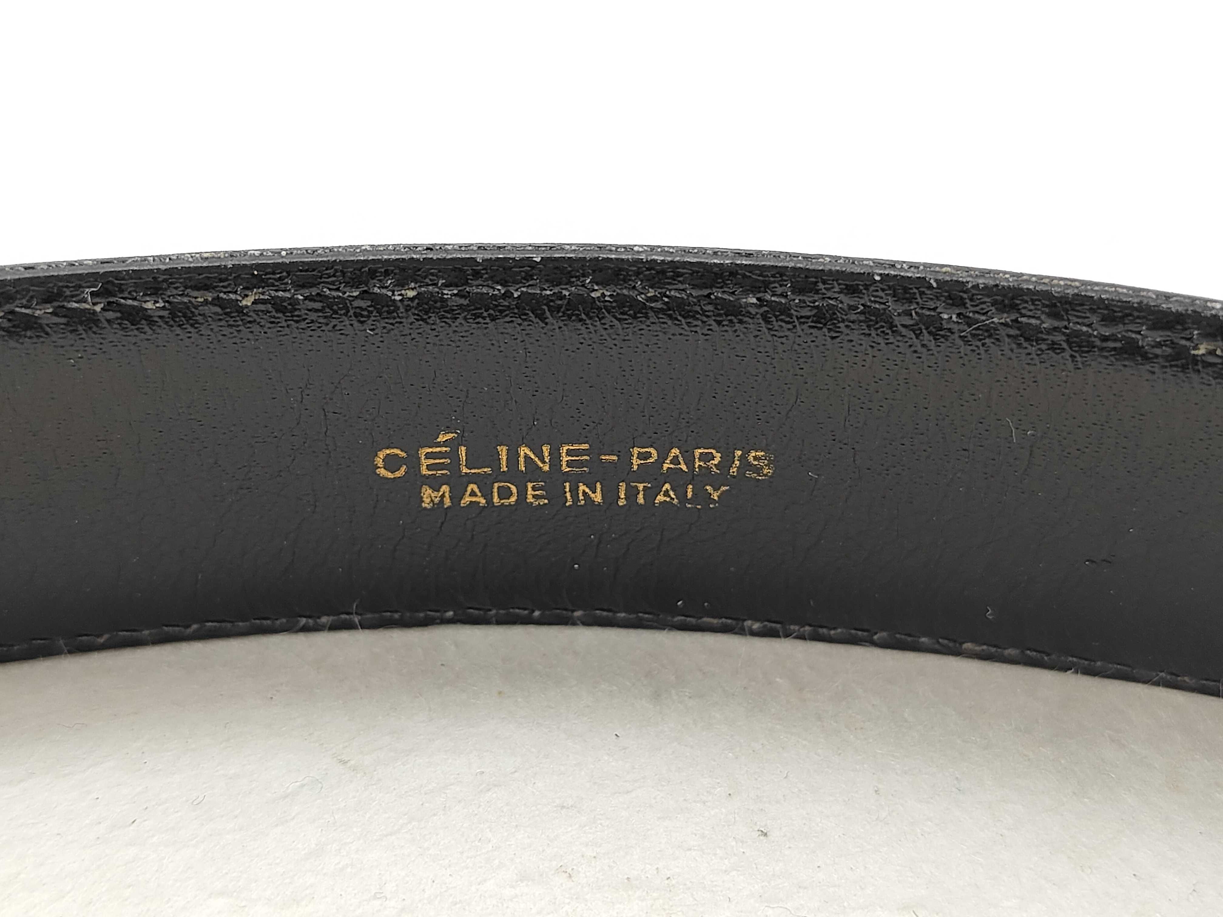 leather belt with carriage hardware. — view 4