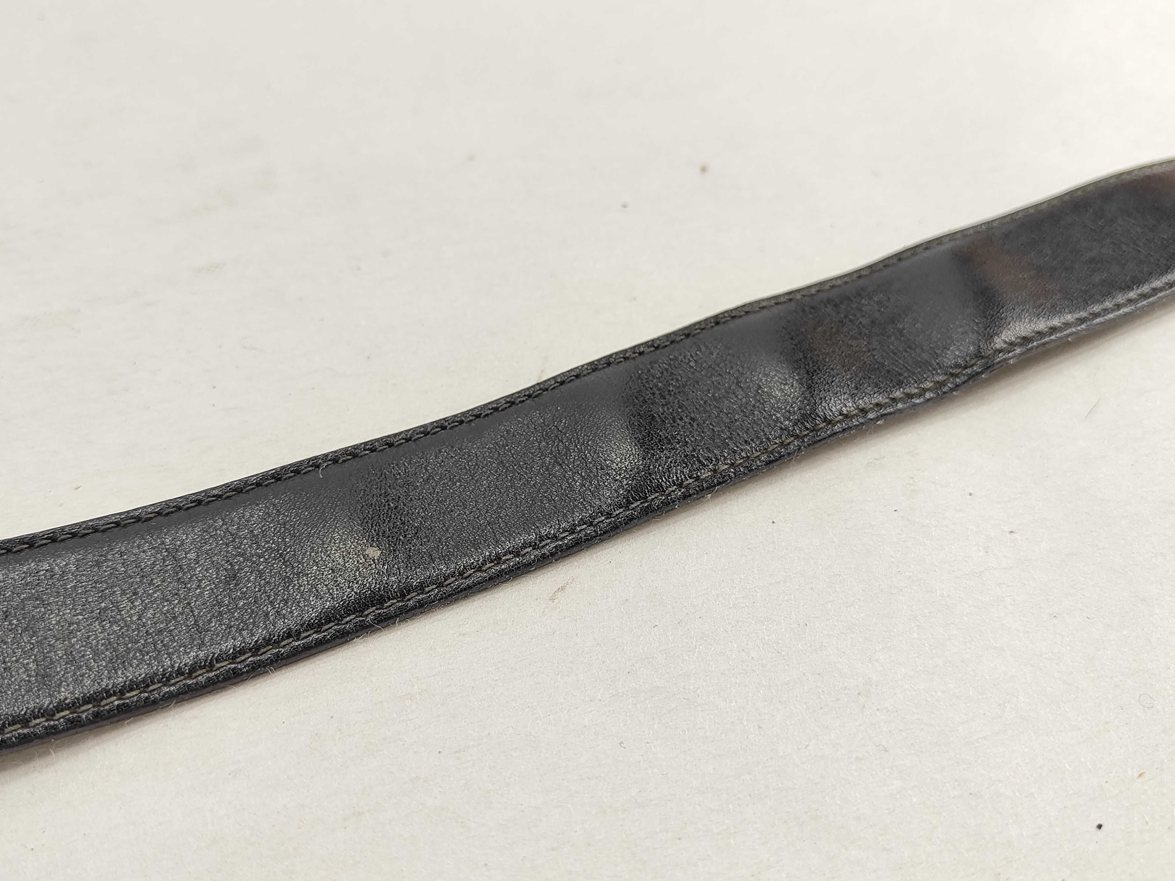 leather belt with carriage hardware. — view 8