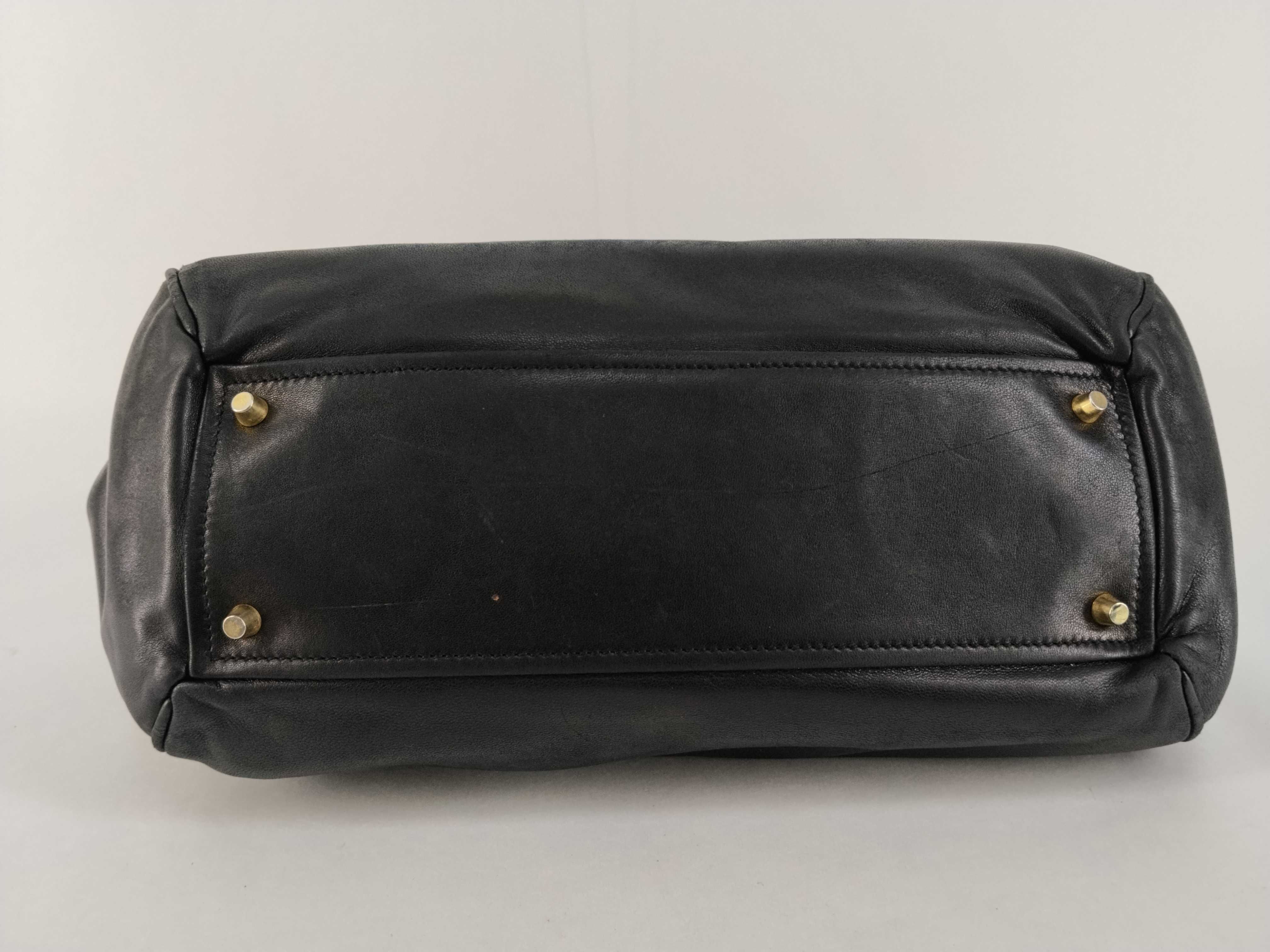 Leather Clasp Handbag — view 7