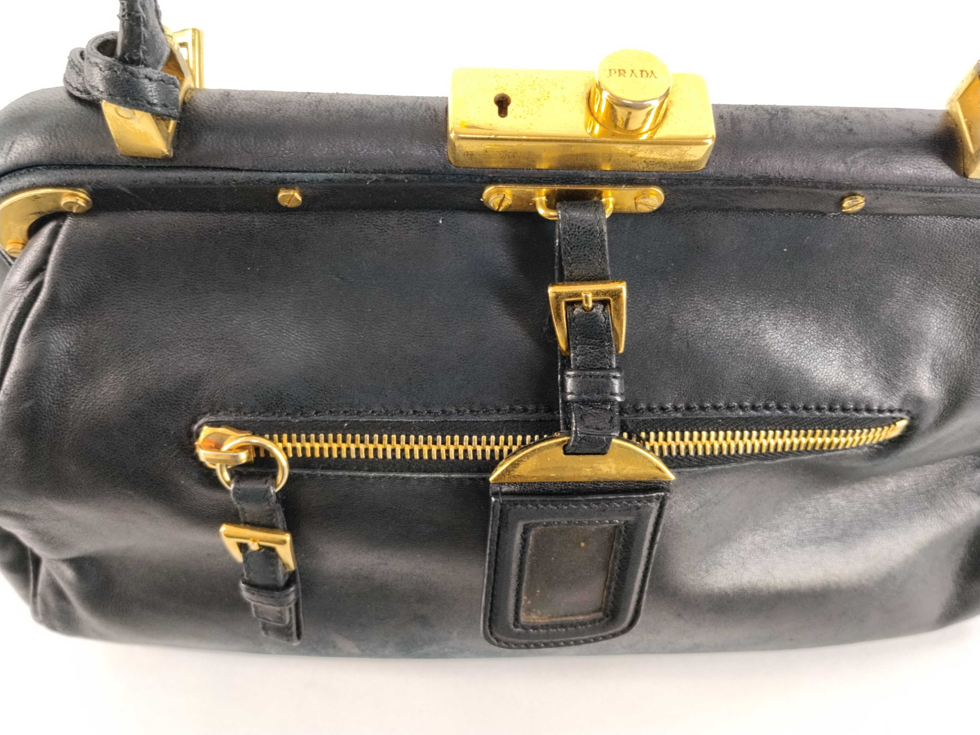Leather Clasp Handbag — view 9
