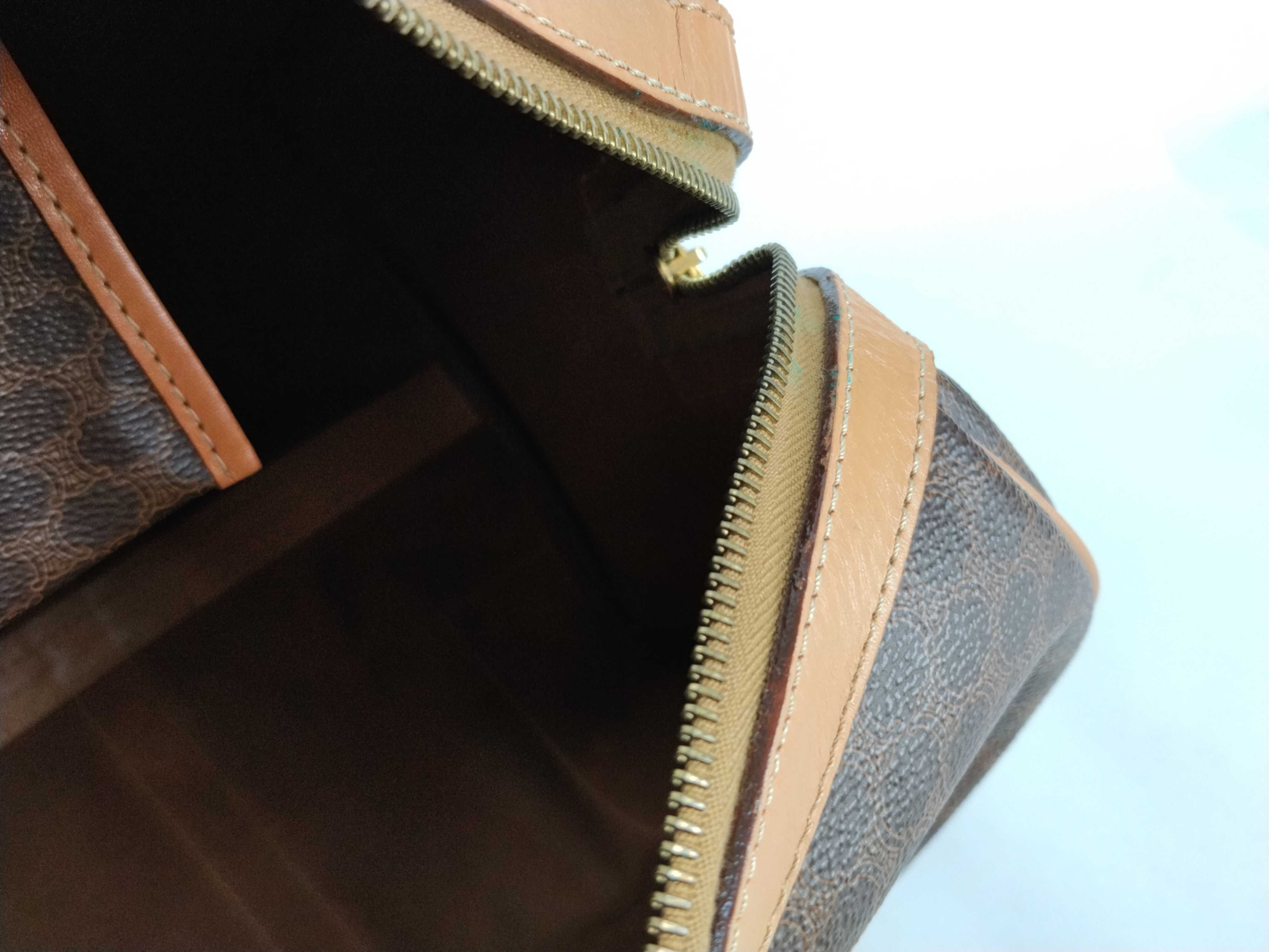 Macadam PVC Boston Bag (Brown) — view 11