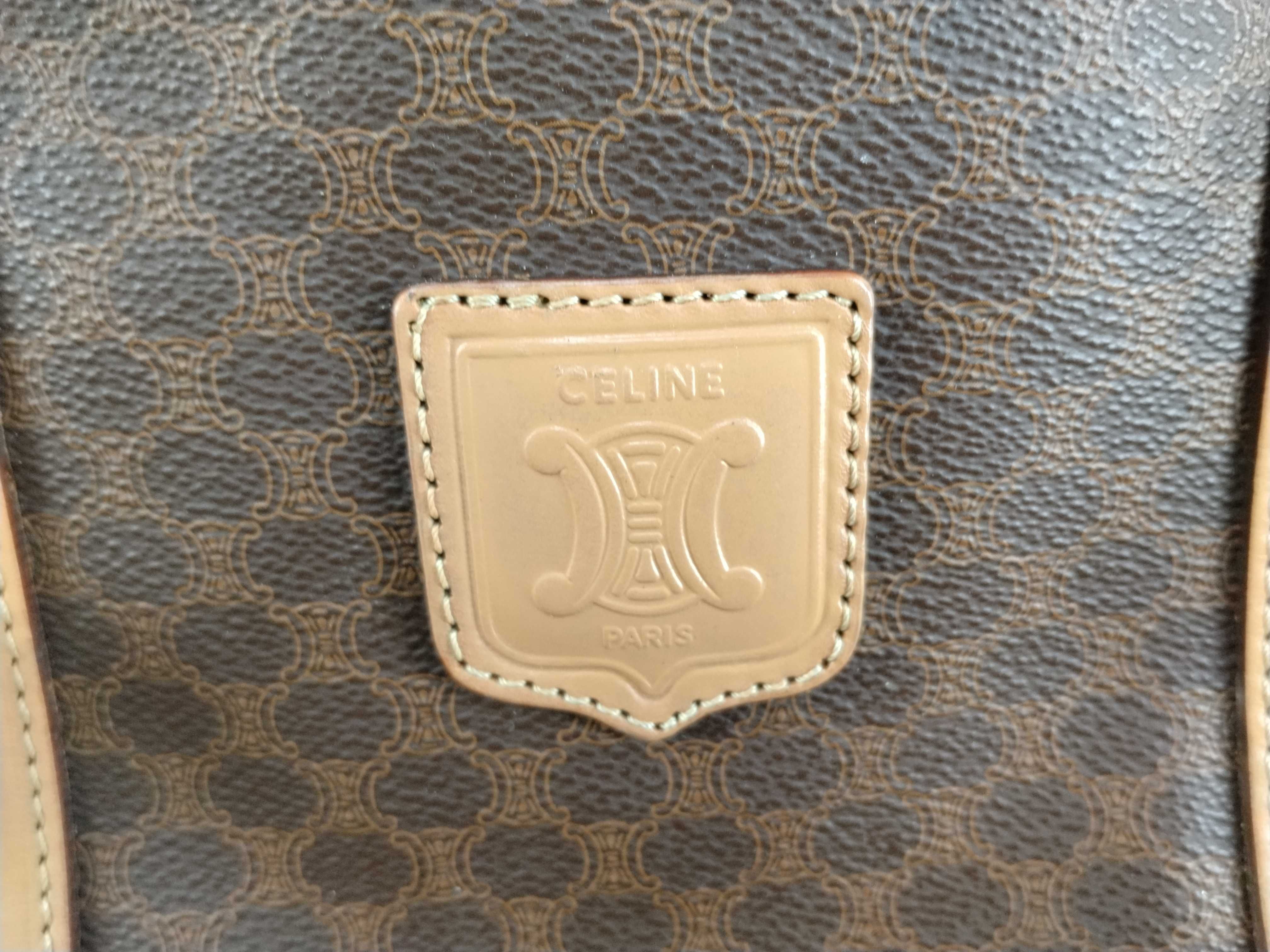 Macadam PVC Boston Bag (Brown) — view 14
