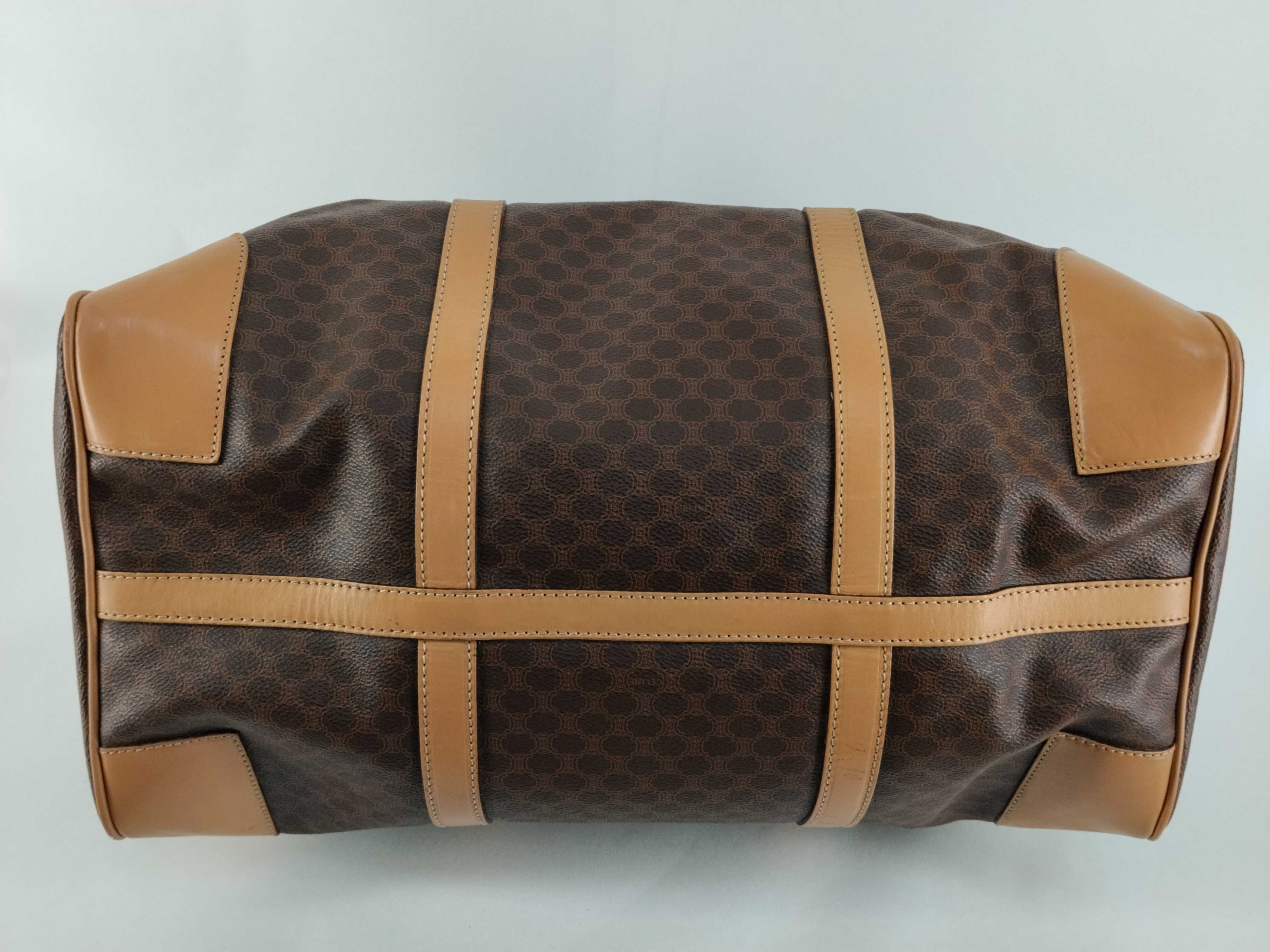 Macadam PVC Boston Bag (Brown) — view 7