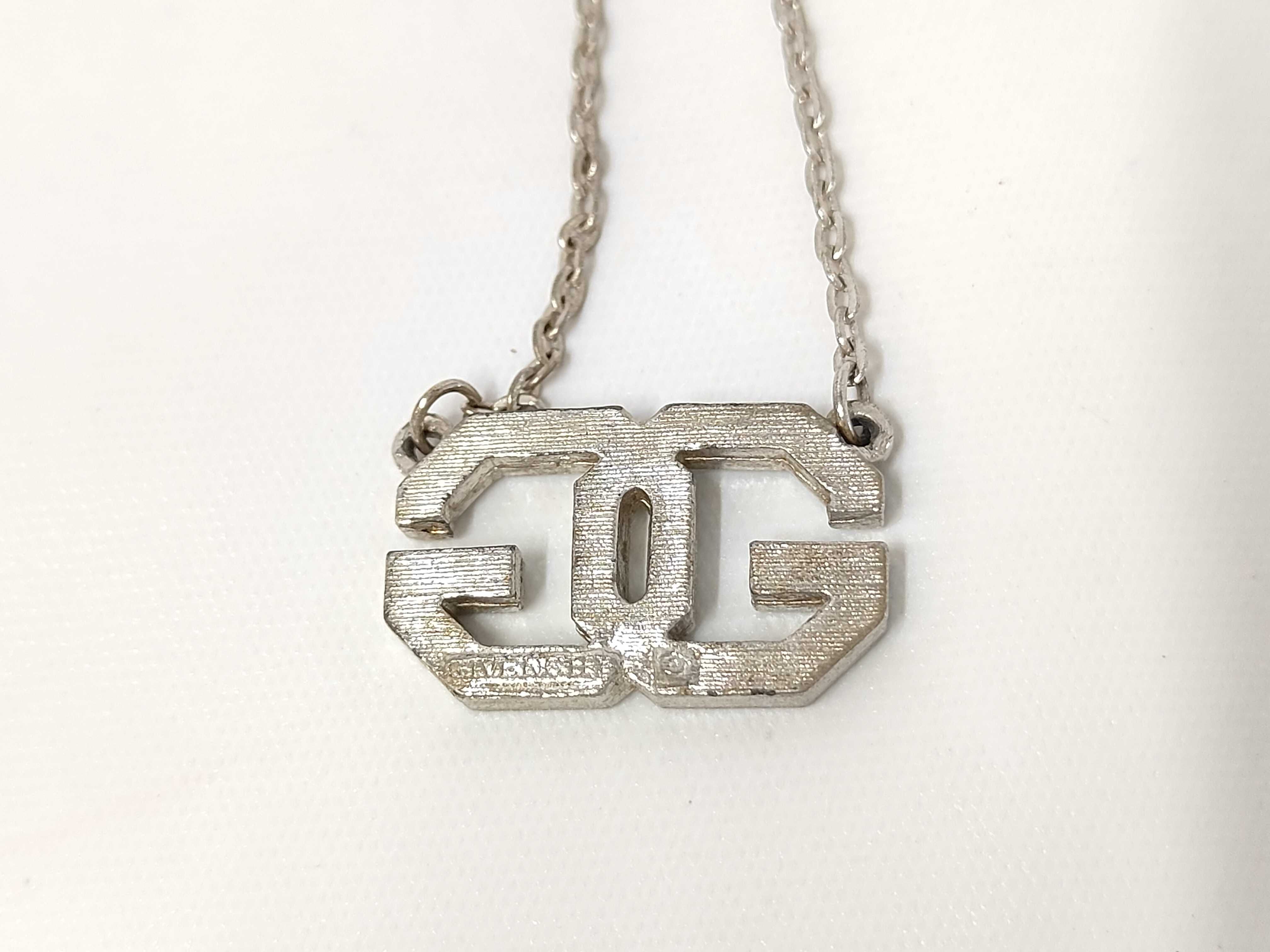 GG Logo Silver Necklace — view 2