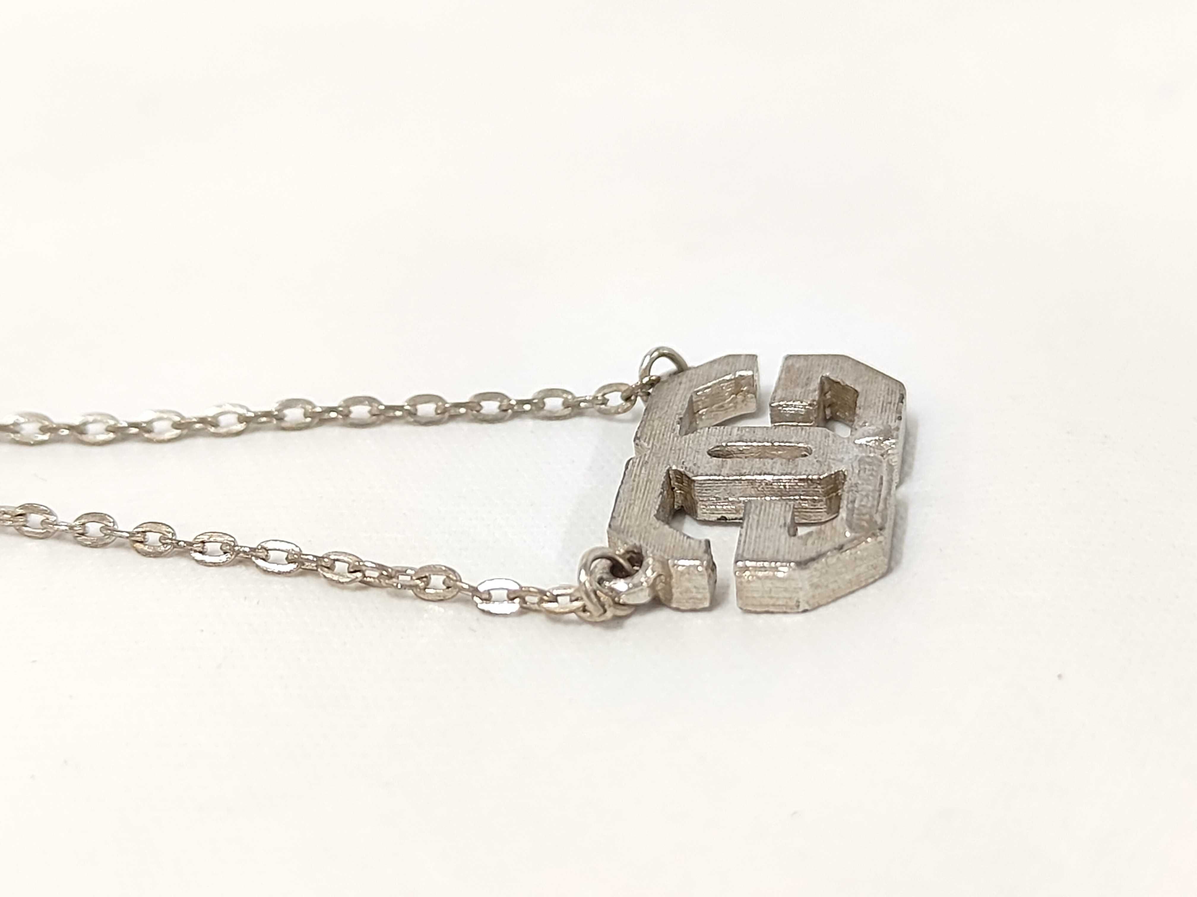 GG Logo Silver Necklace — view 3