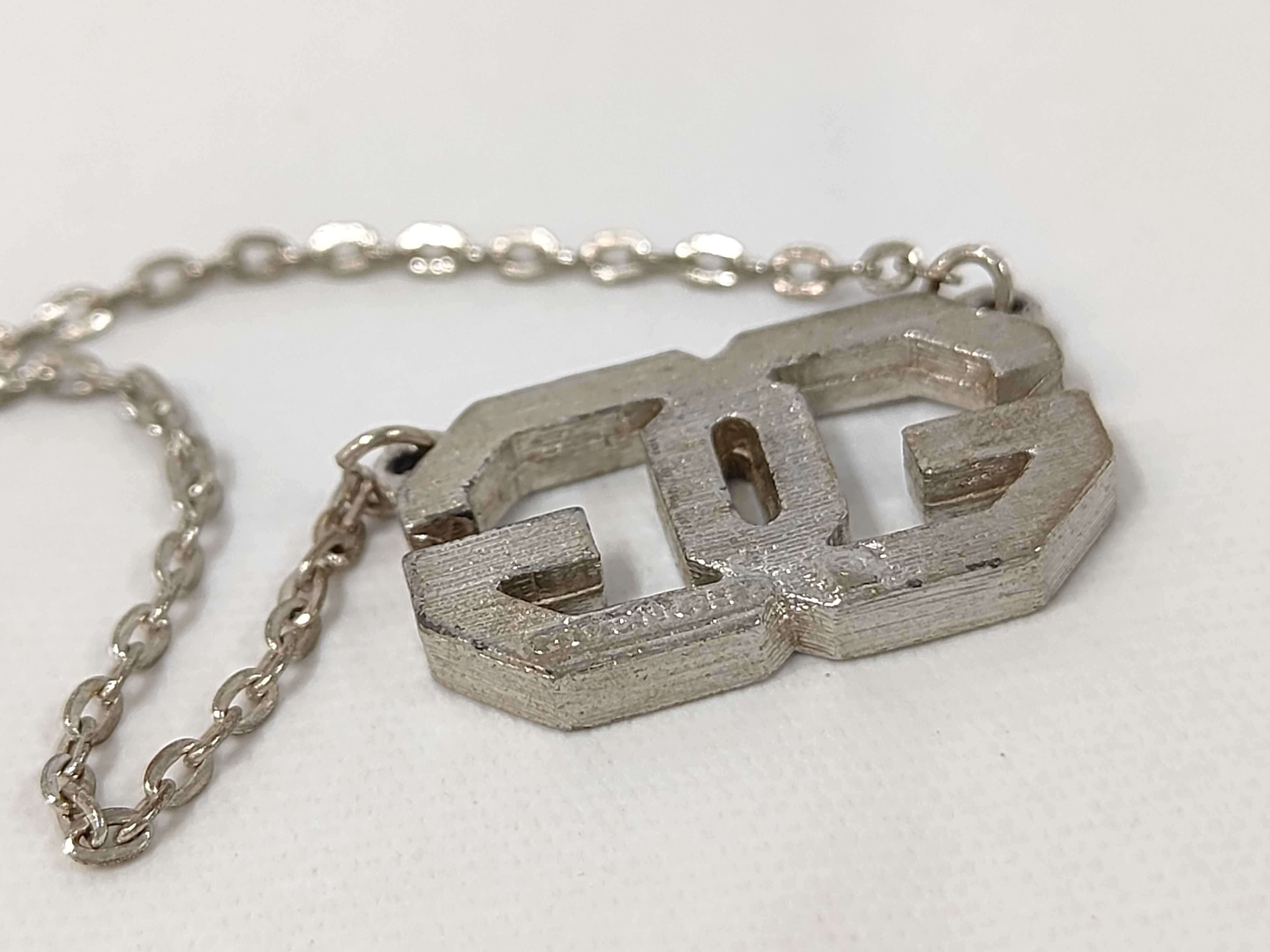 GG Logo Silver Necklace — view 8