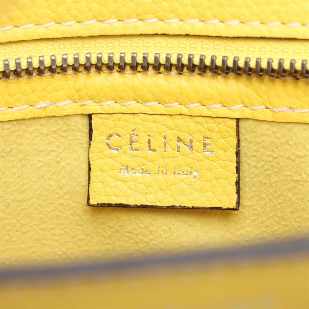 Luggage Nano Shopper Leather 2WAY Handbag Yellow — view 11