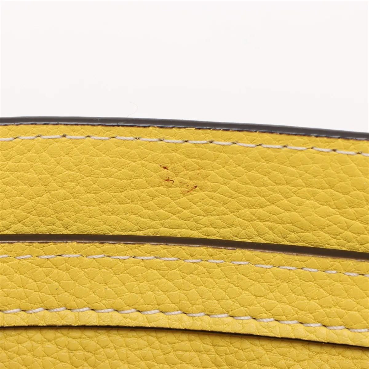 Luggage Nano Shopper Leather 2WAY Handbag Yellow — view 12