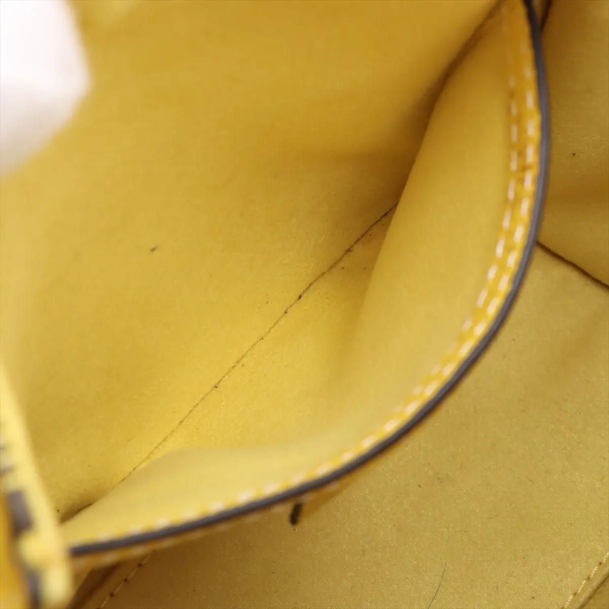 Luggage Nano Shopper Leather 2WAY Handbag Yellow — view 9
