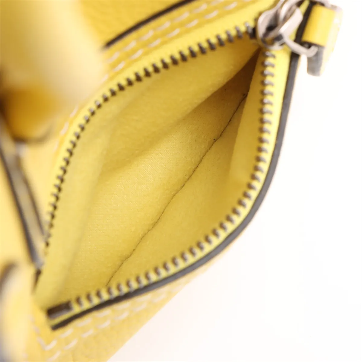 Luggage Nano Shopper Leather 2WAY Handbag Yellow — view 10