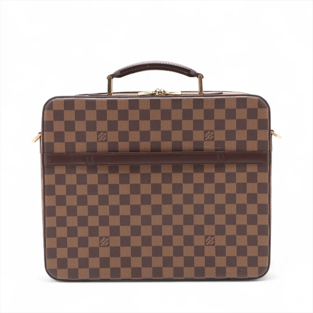 Damier Porte Ordinateur Savana N53355, serial number unclear, brown. — view 2