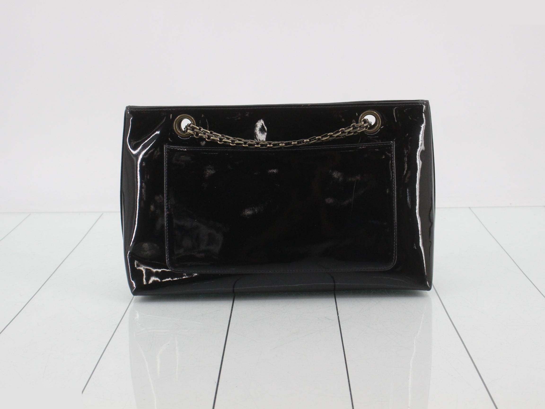 Coco Mark Patent Tote Bag — view 2