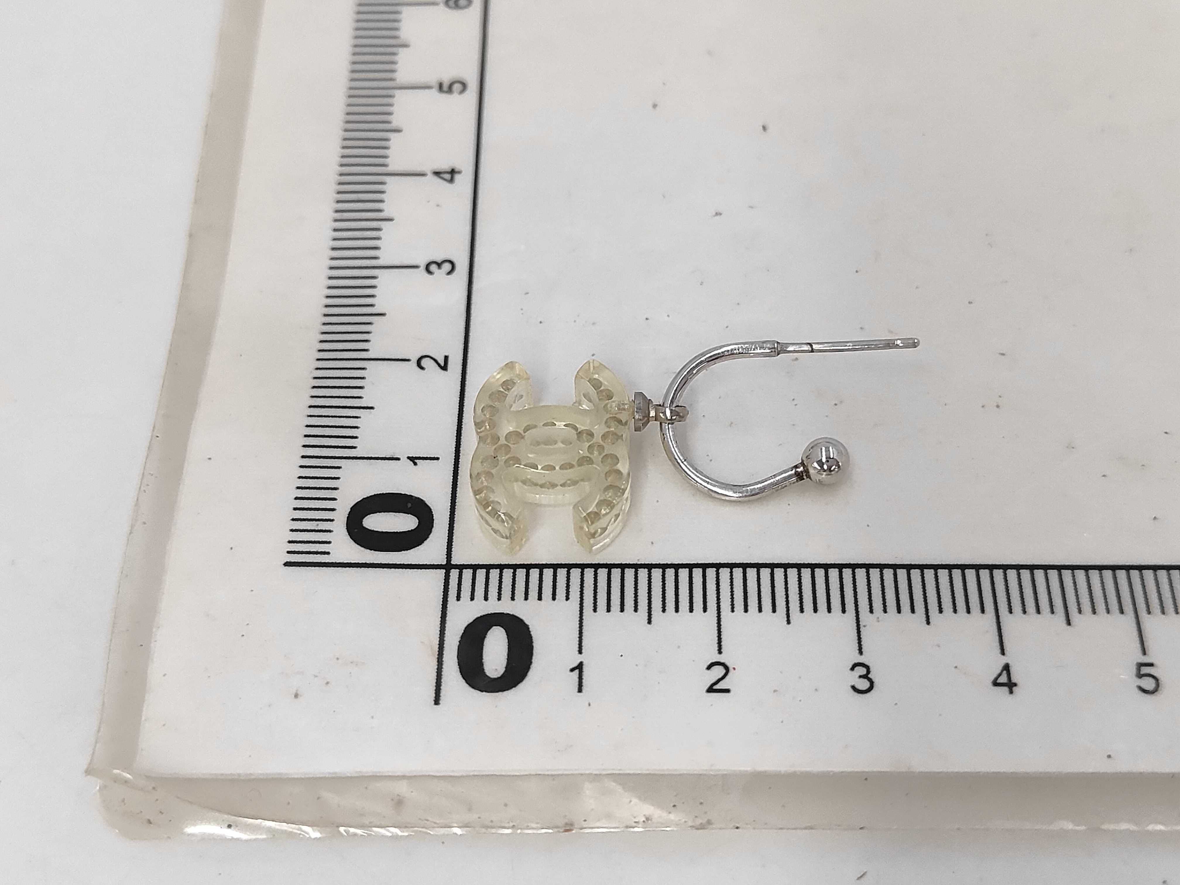 Coco Mark Rhinestone Earrings — view 2