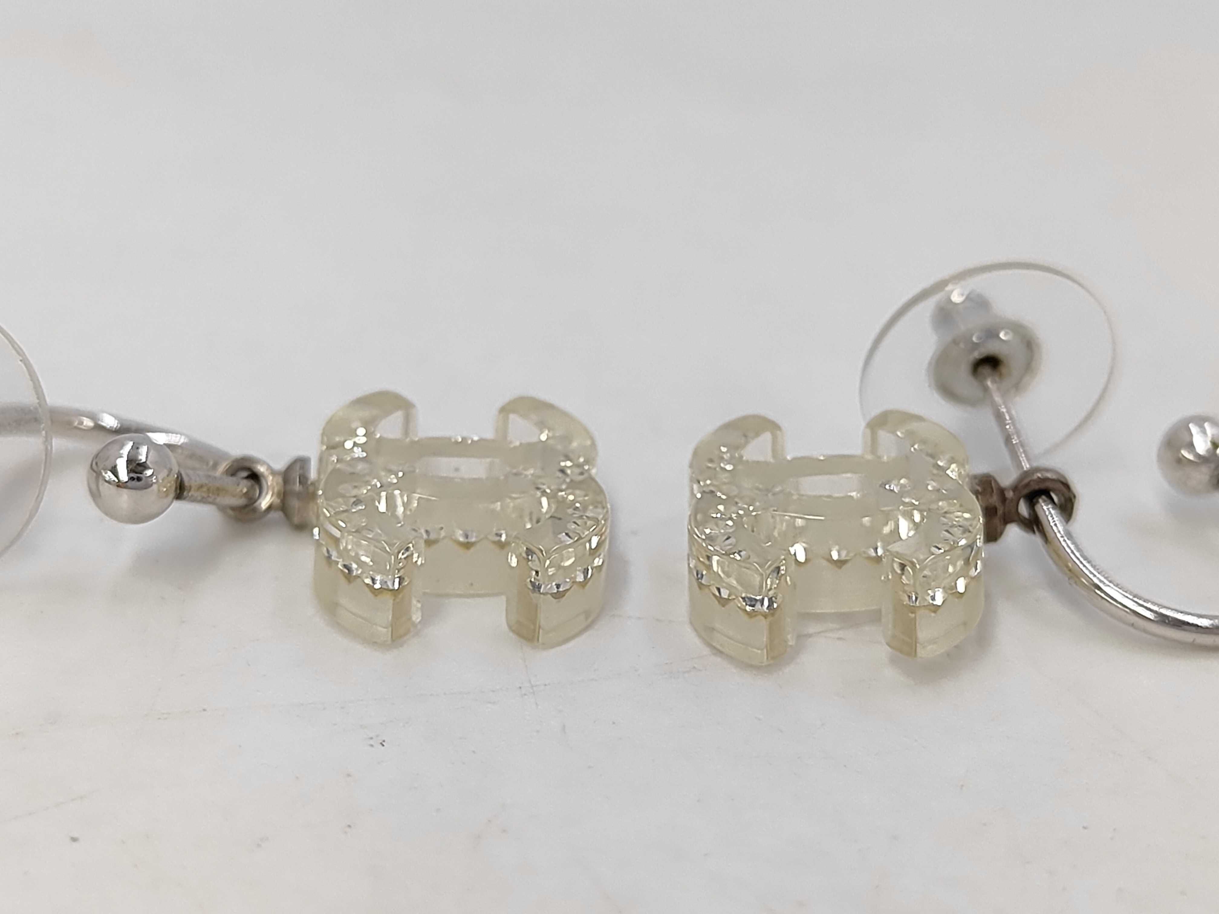 Coco Mark Rhinestone Earrings — view 4