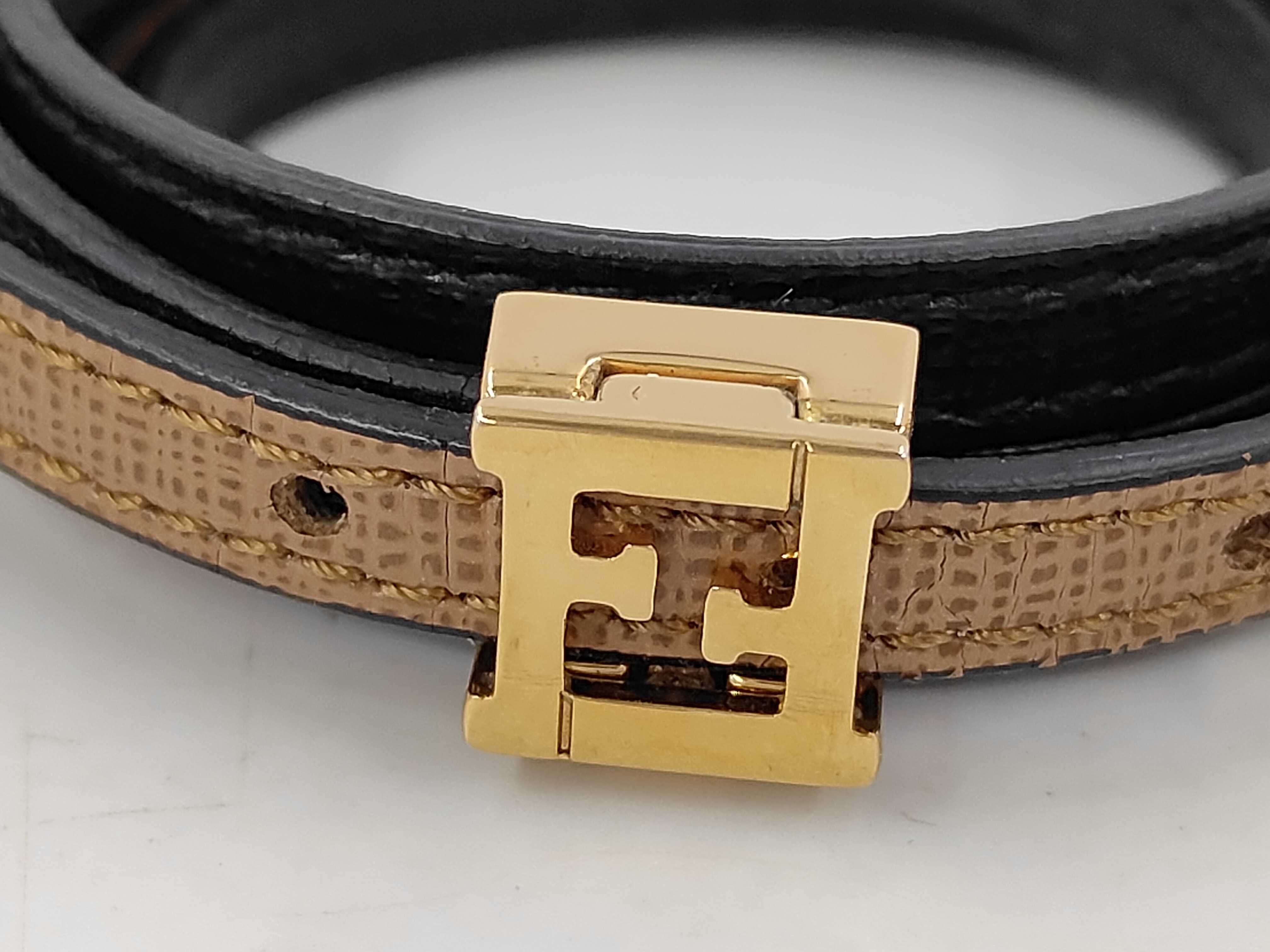 choker bracelet, leather, brown, bracelet/bangle — view 3
