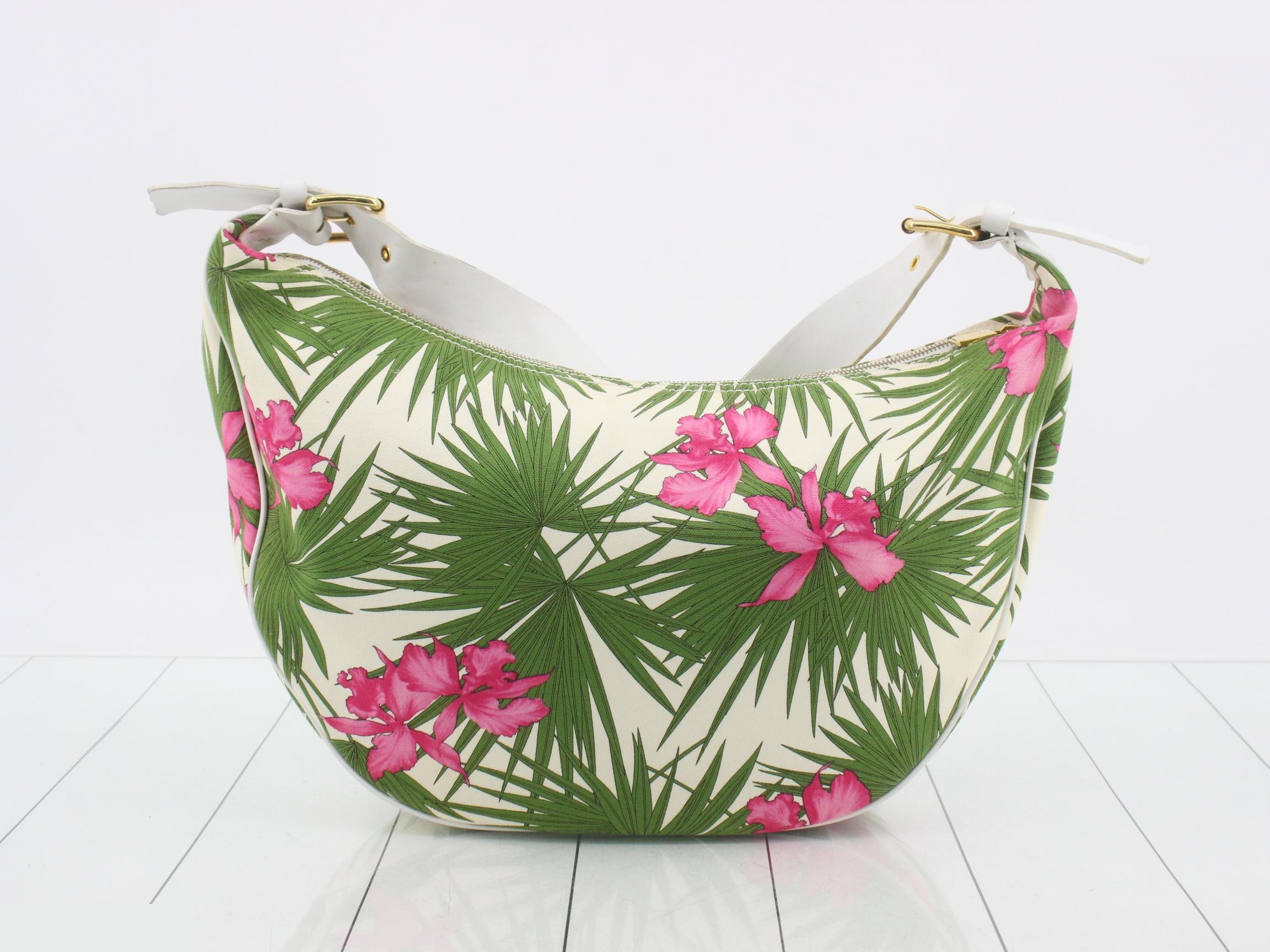 Shoulder bag, flower design — view 2