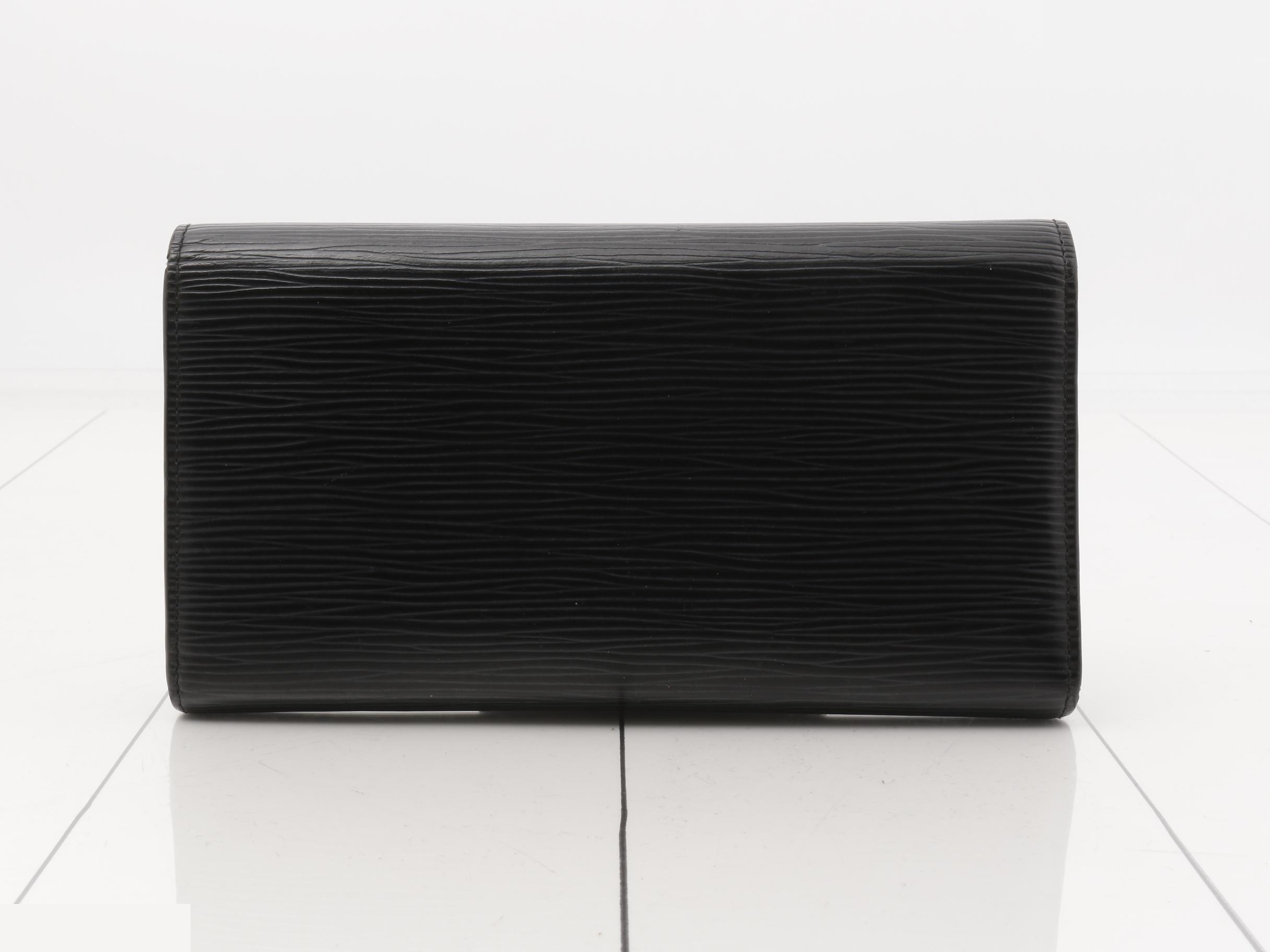 Portefeuille Louise Long Wallet, Noir — view 2