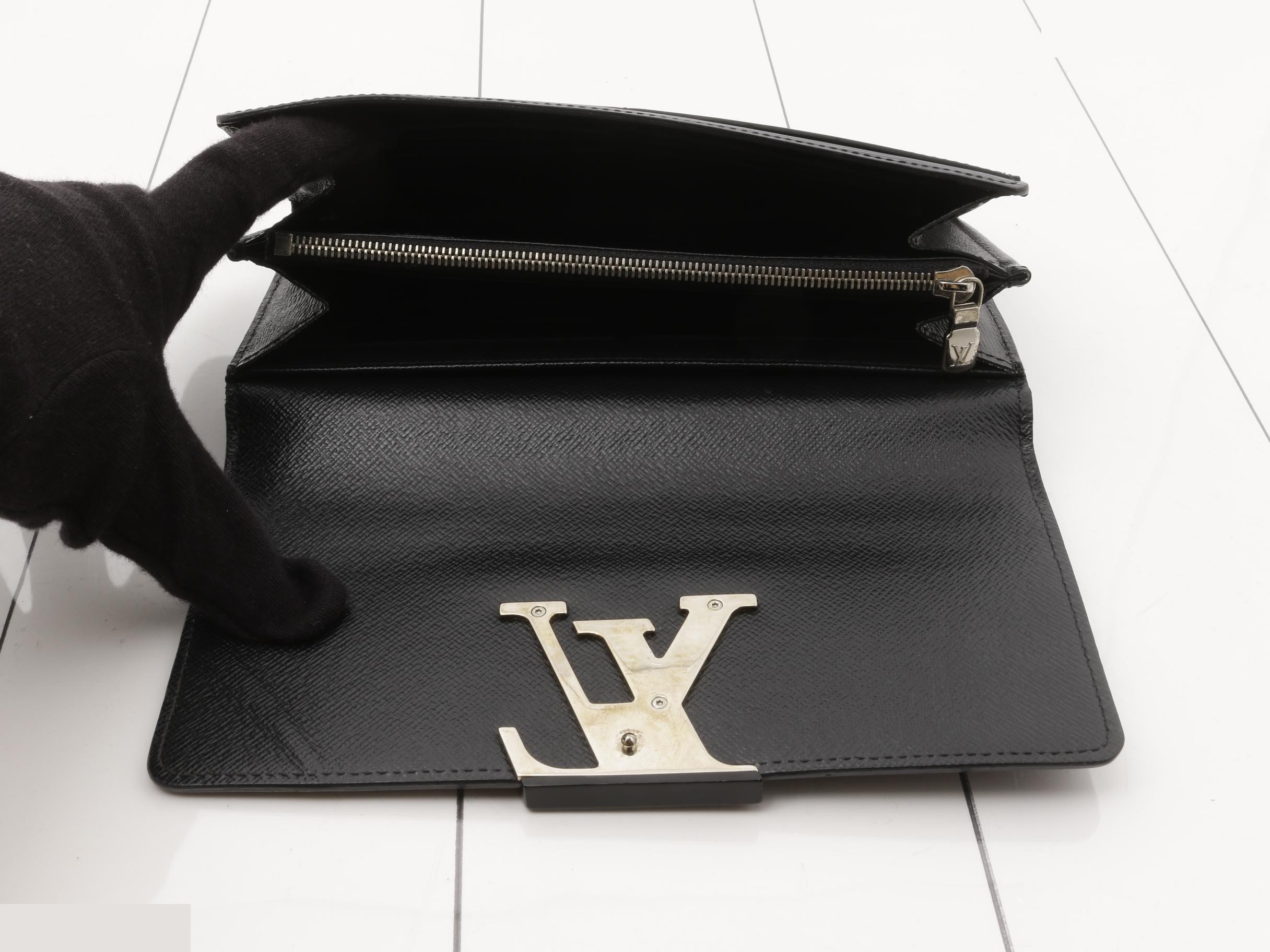 Portefeuille Louise Long Wallet, Noir — view 4