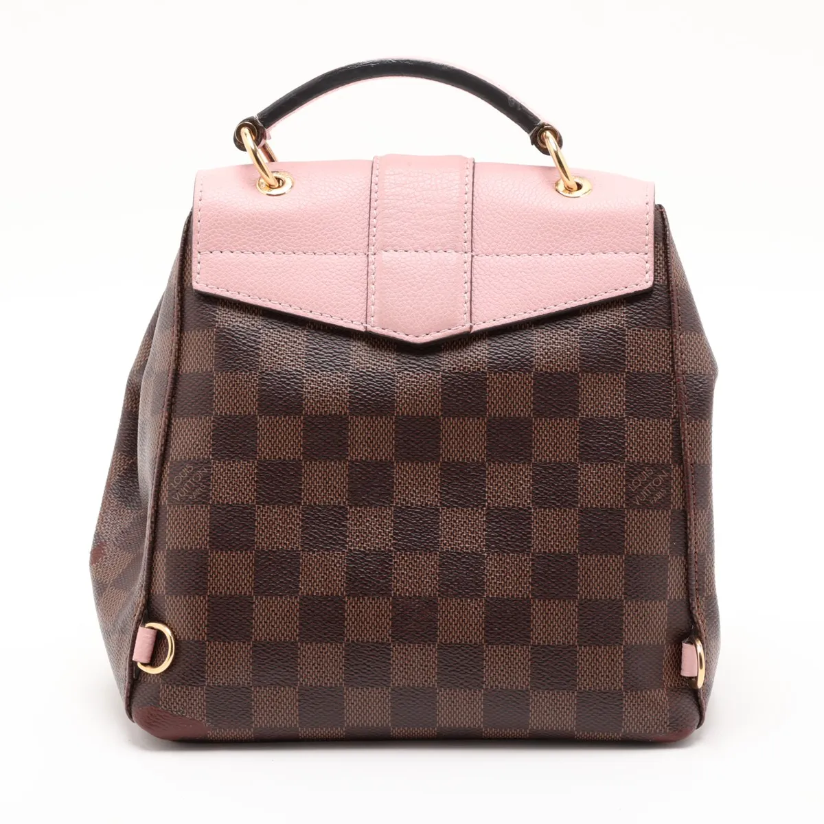 Damier Clapton Backpack N42262 SR1158 Brown x Pink (RFID detected) — view 2