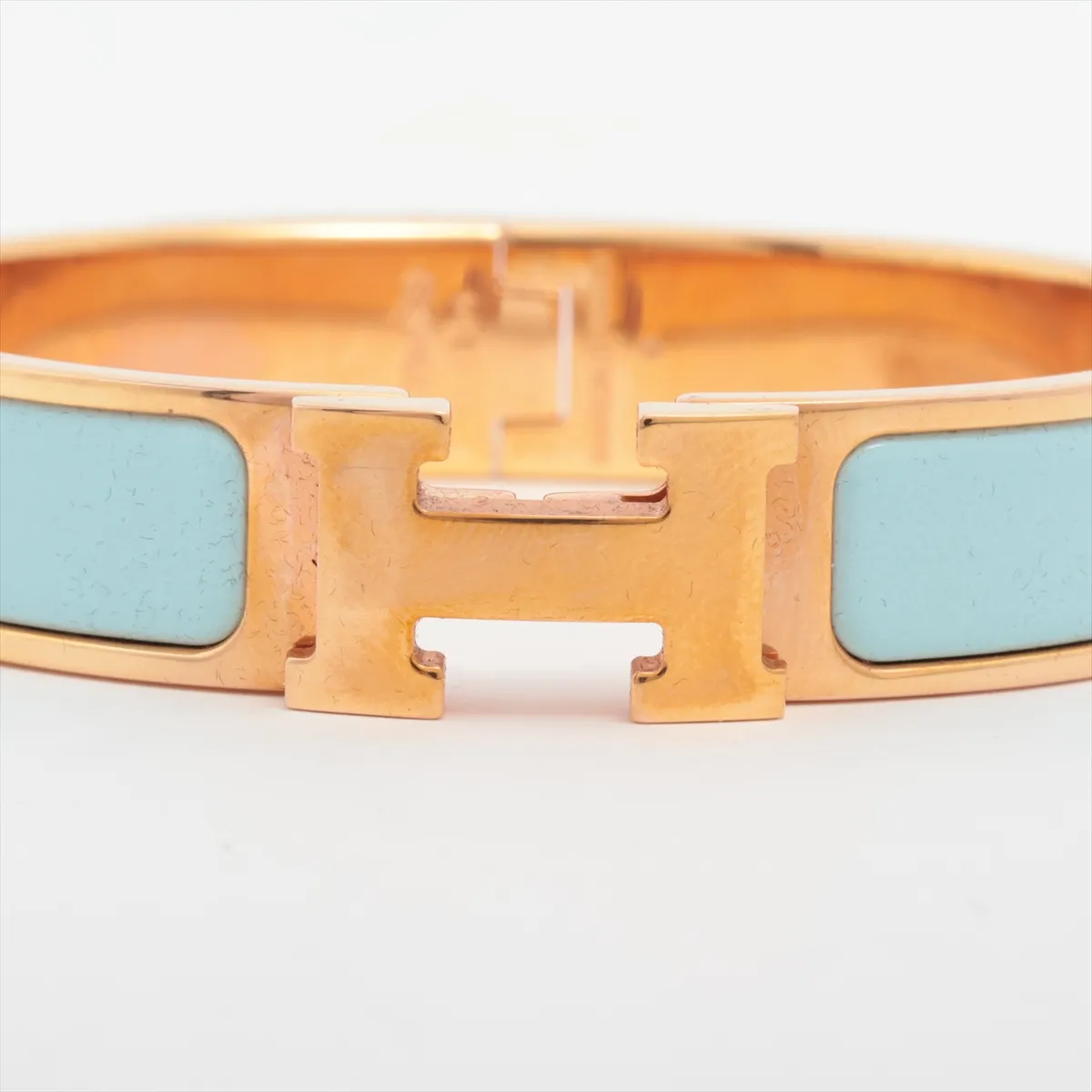Click H Fan FI1114 Bangle GP Gold x Blue — view 3