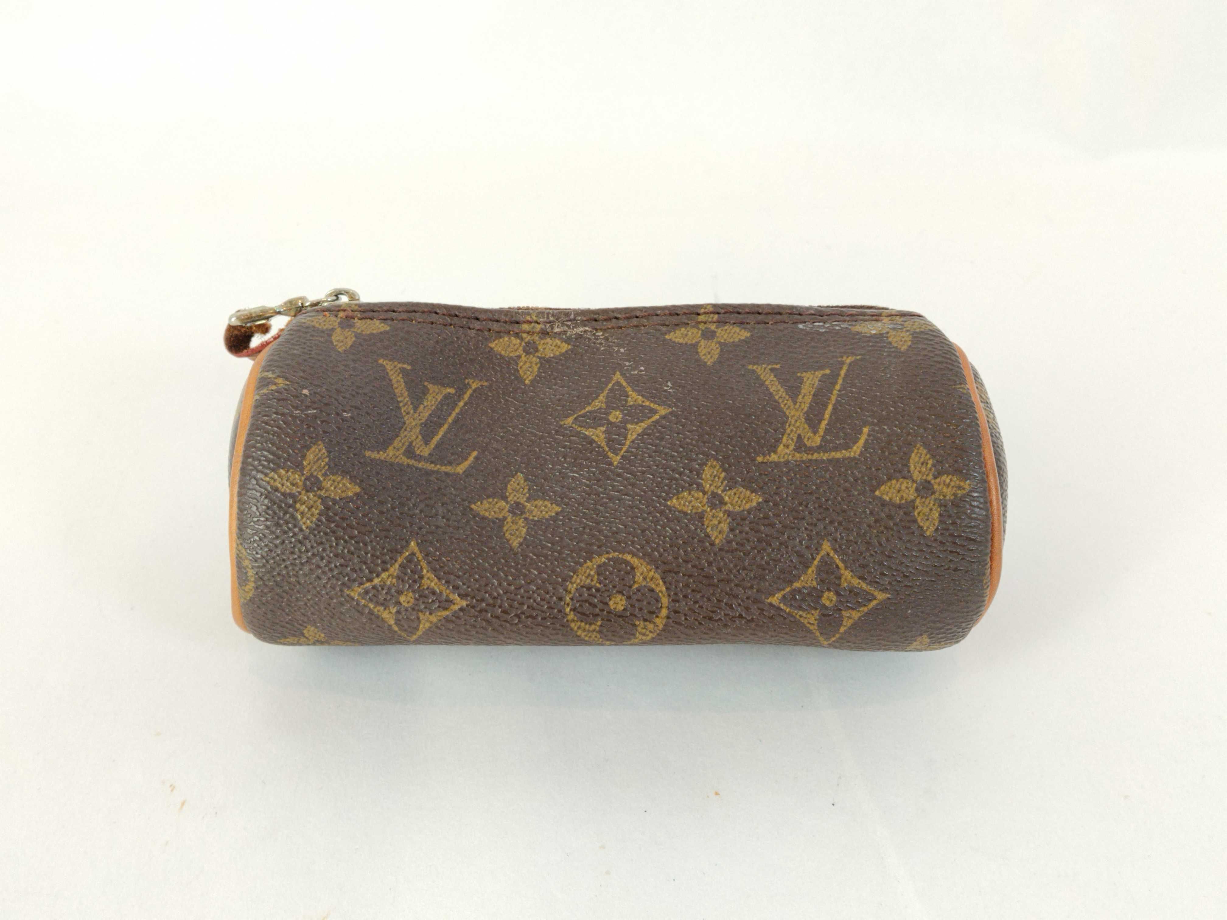 Monogram Louis Vuitton Cylindrical Pouch Monogram Pouch