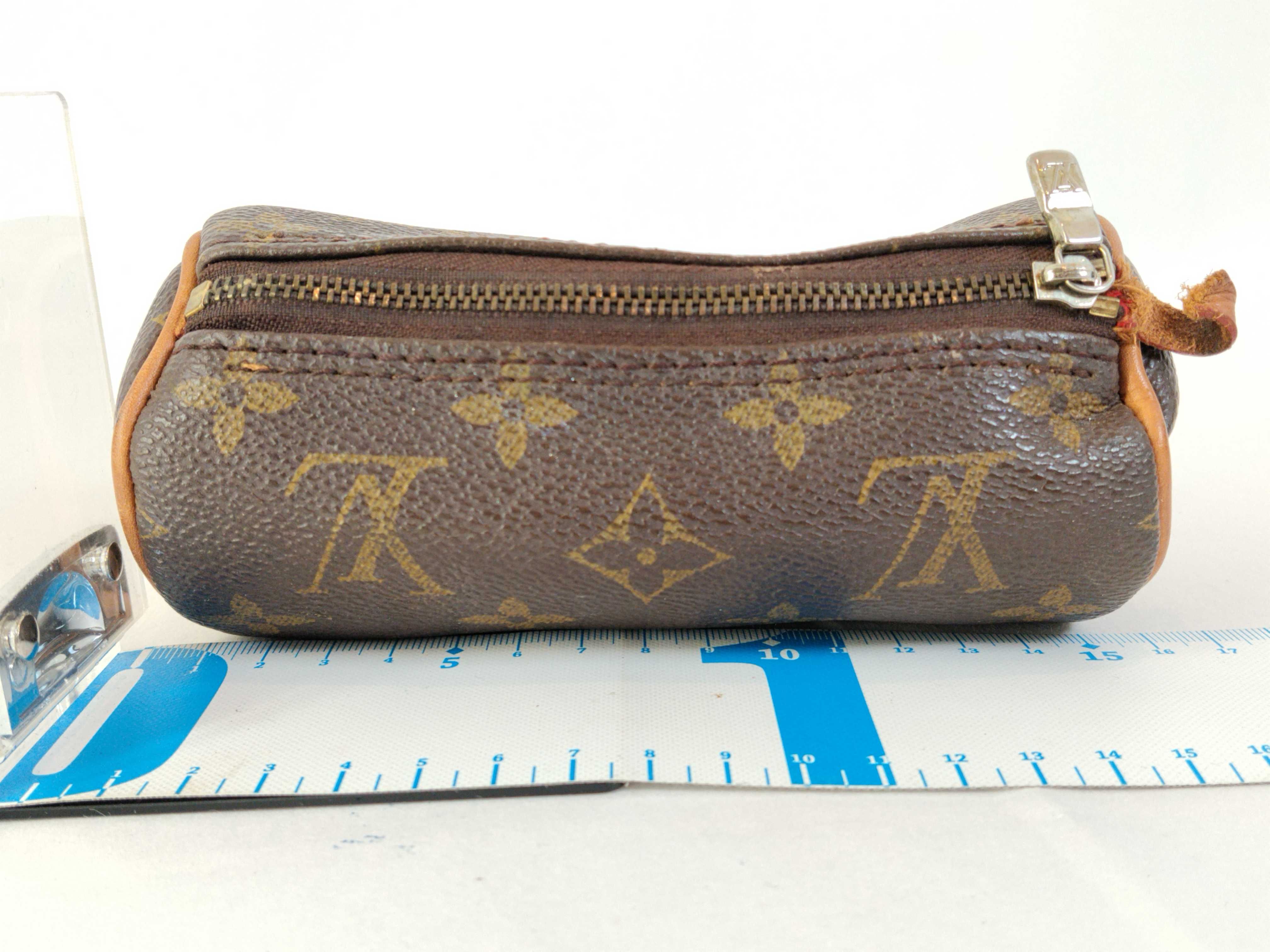 Monogram Louis Vuitton Cylindrical Pouch Monogram Pouch — view 2