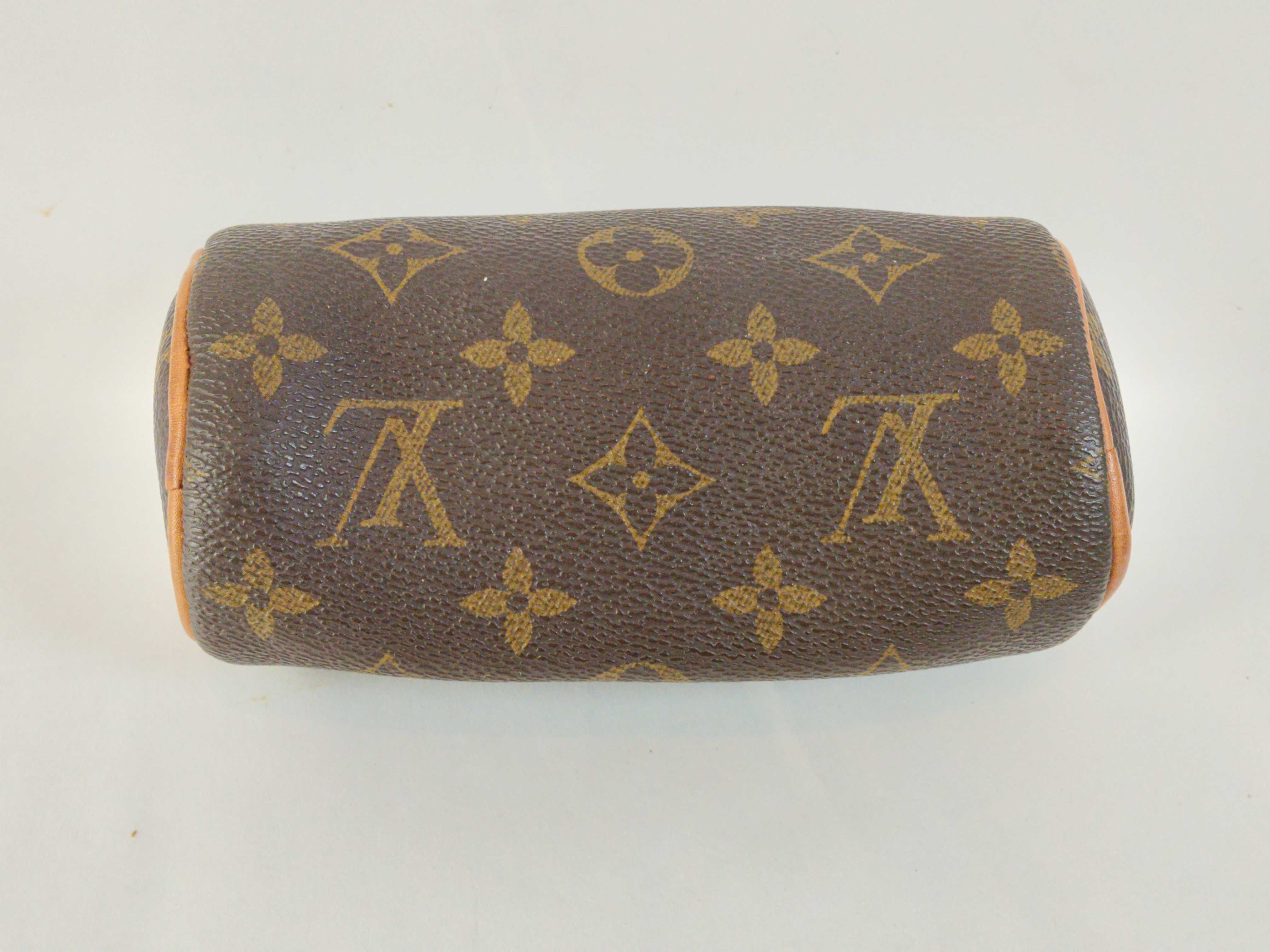 Monogram Louis Vuitton Cylindrical Pouch Monogram Pouch — view 4