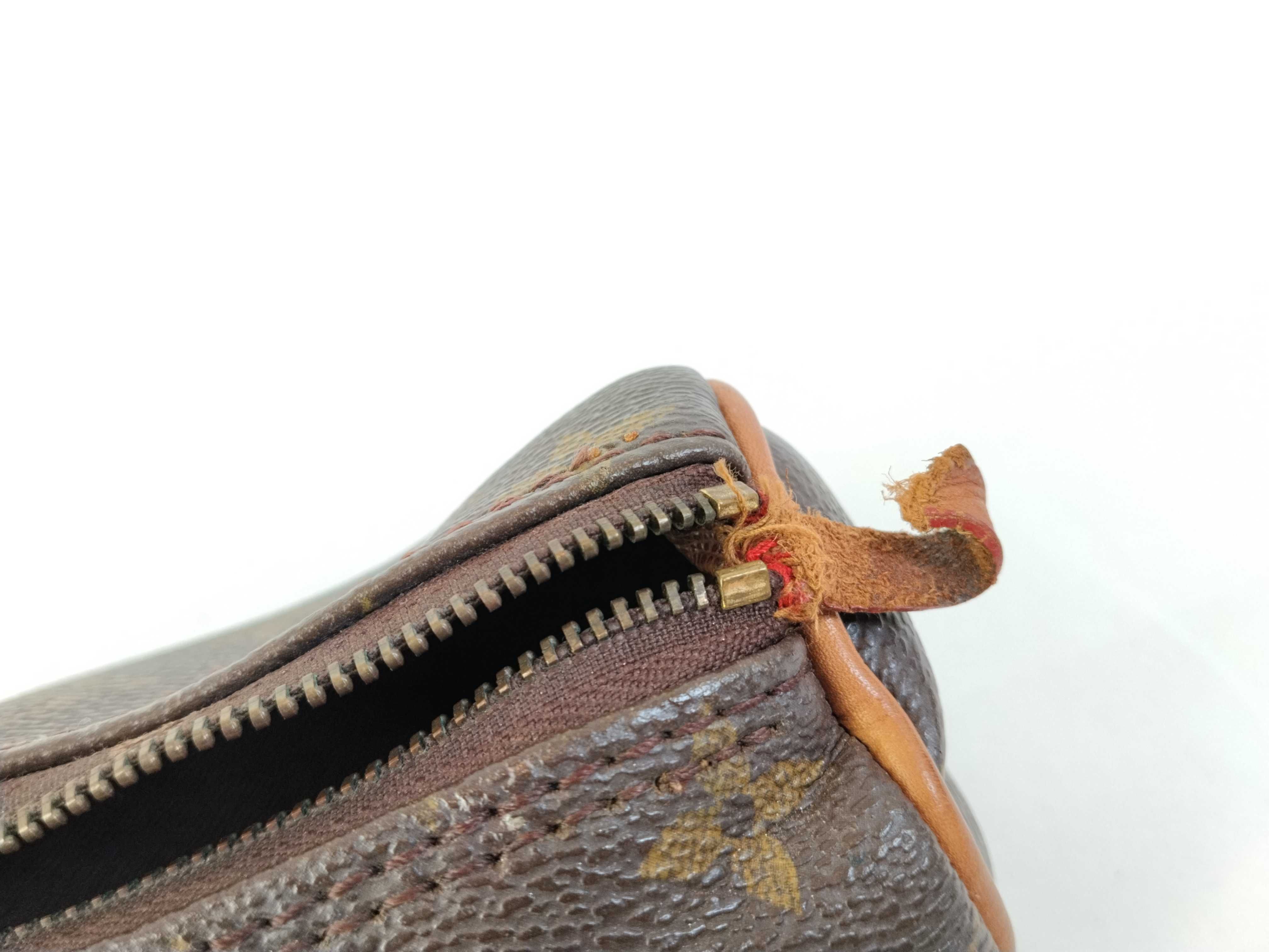 Monogram Louis Vuitton Cylindrical Pouch Monogram Pouch — view 8