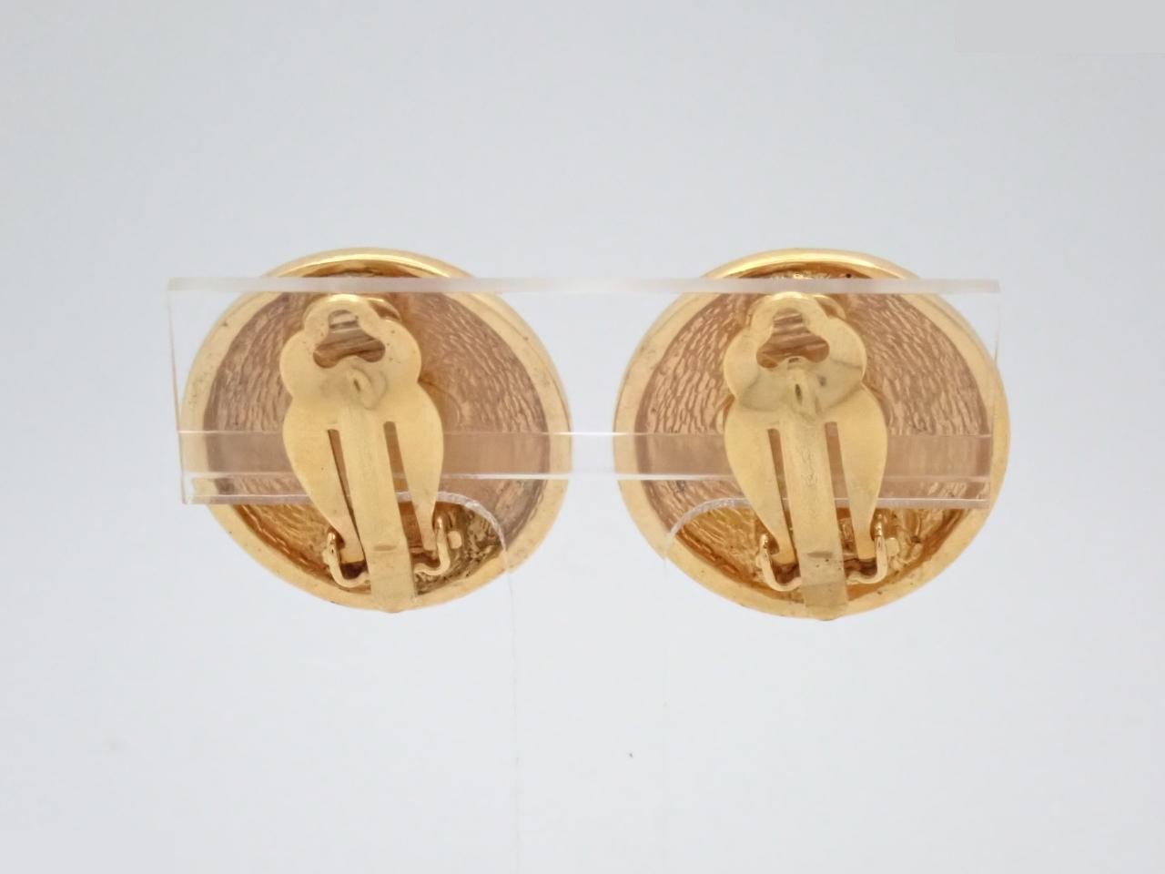 Coco Mark Gold Earrings — view 2