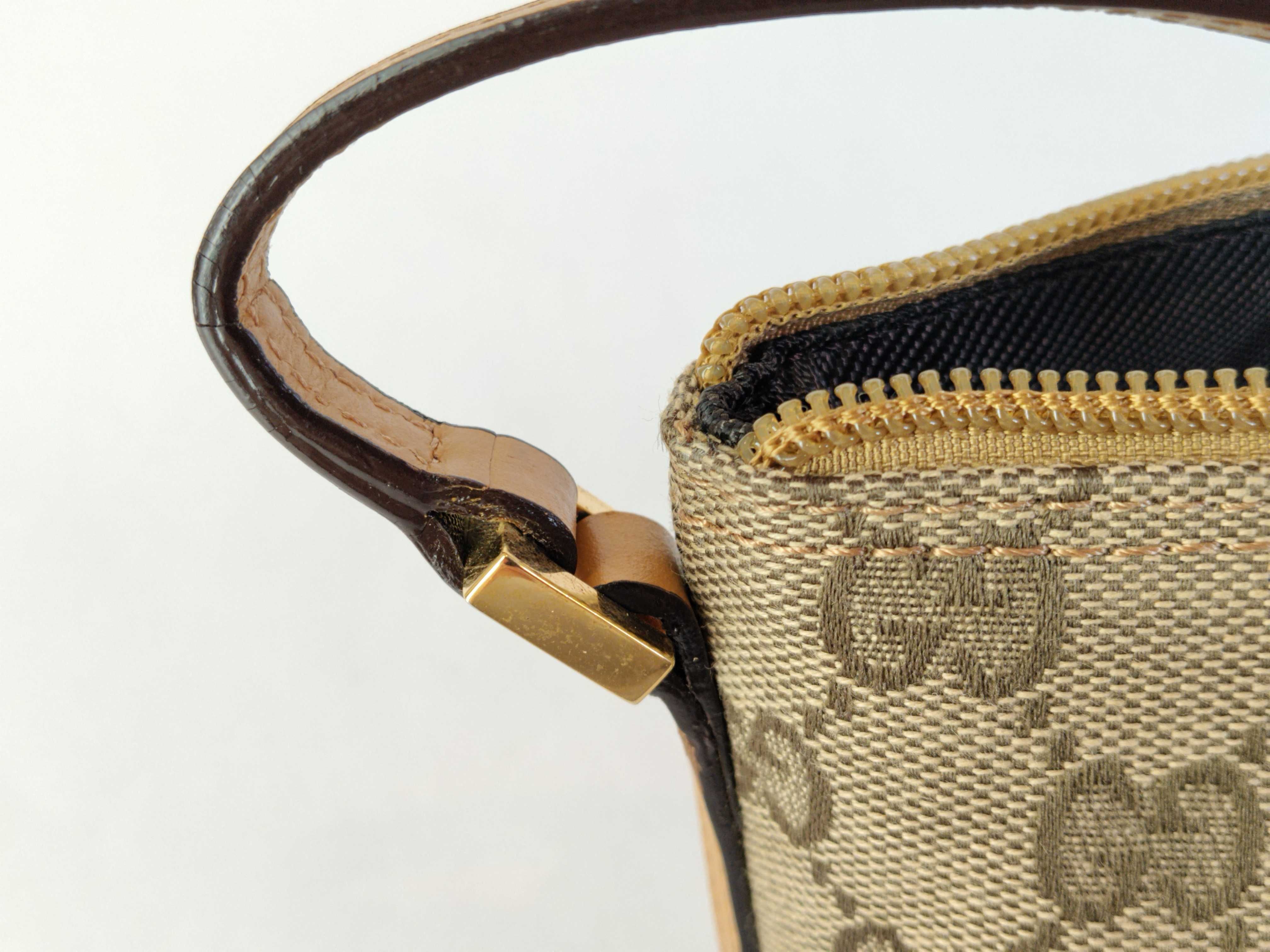 GG Canvas Accessory Pouch — view 12
