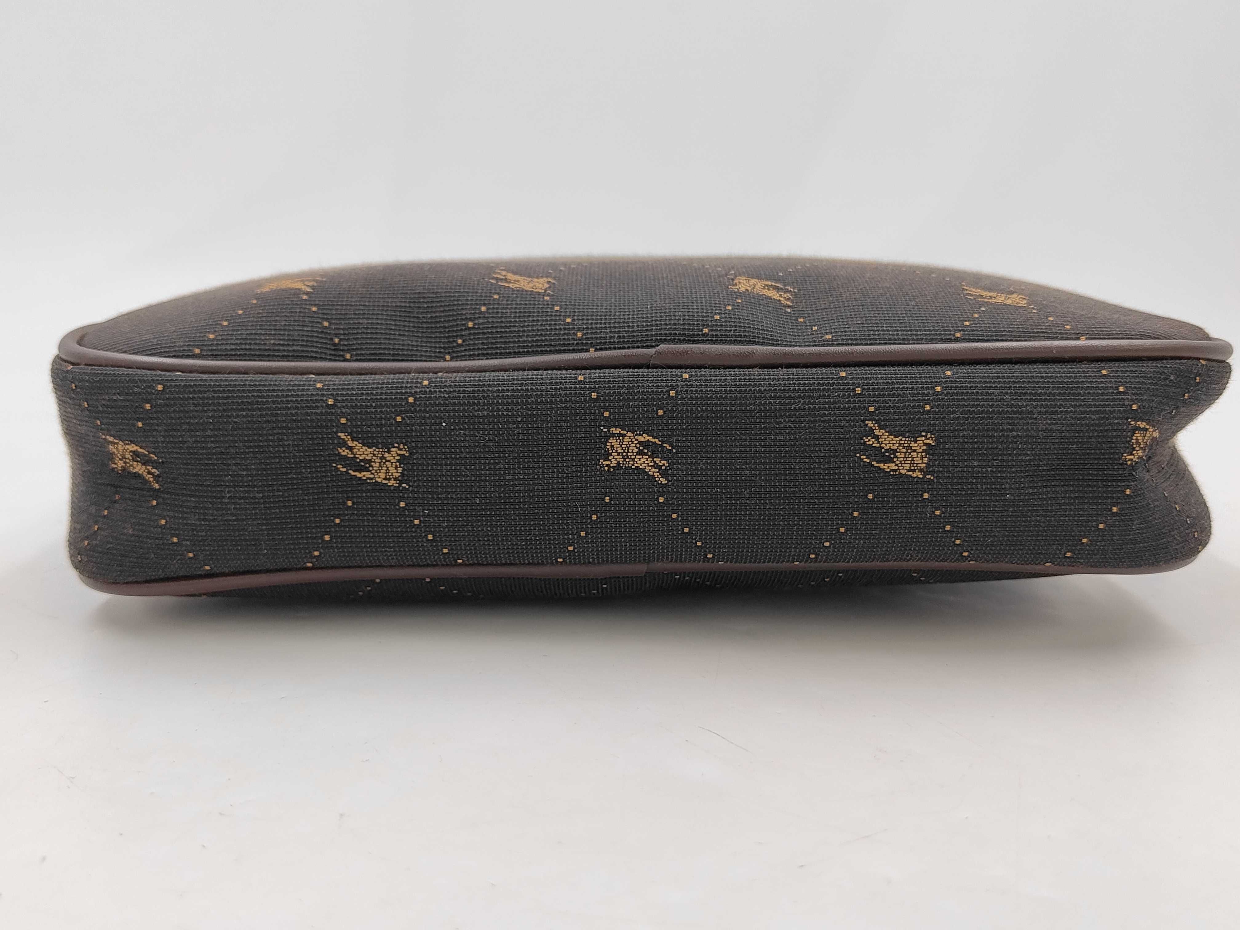 Blue Label Shadow Horse Accessory Pouch Brown Handbag — view 5