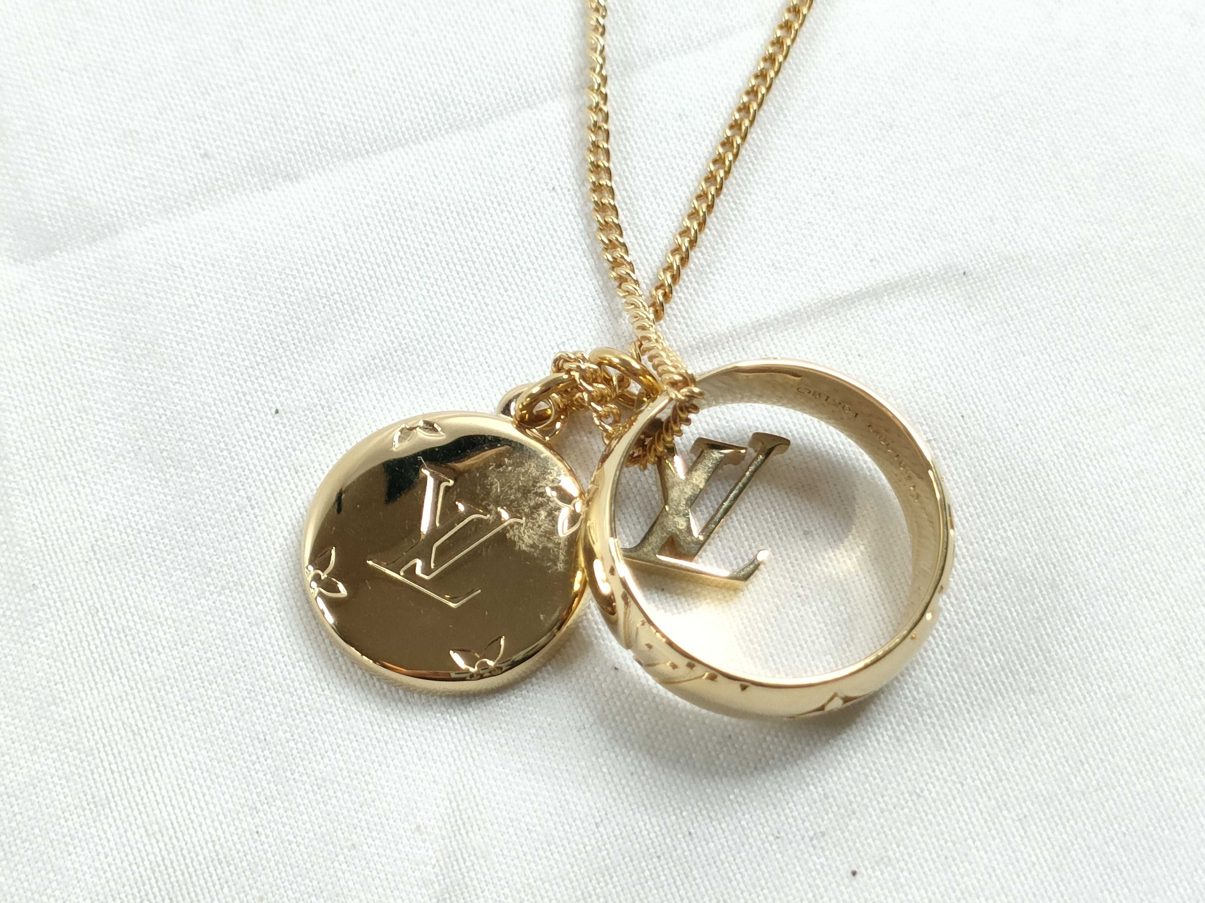 LV Monogram Ring Necklace M80189 OB1211 Necklace