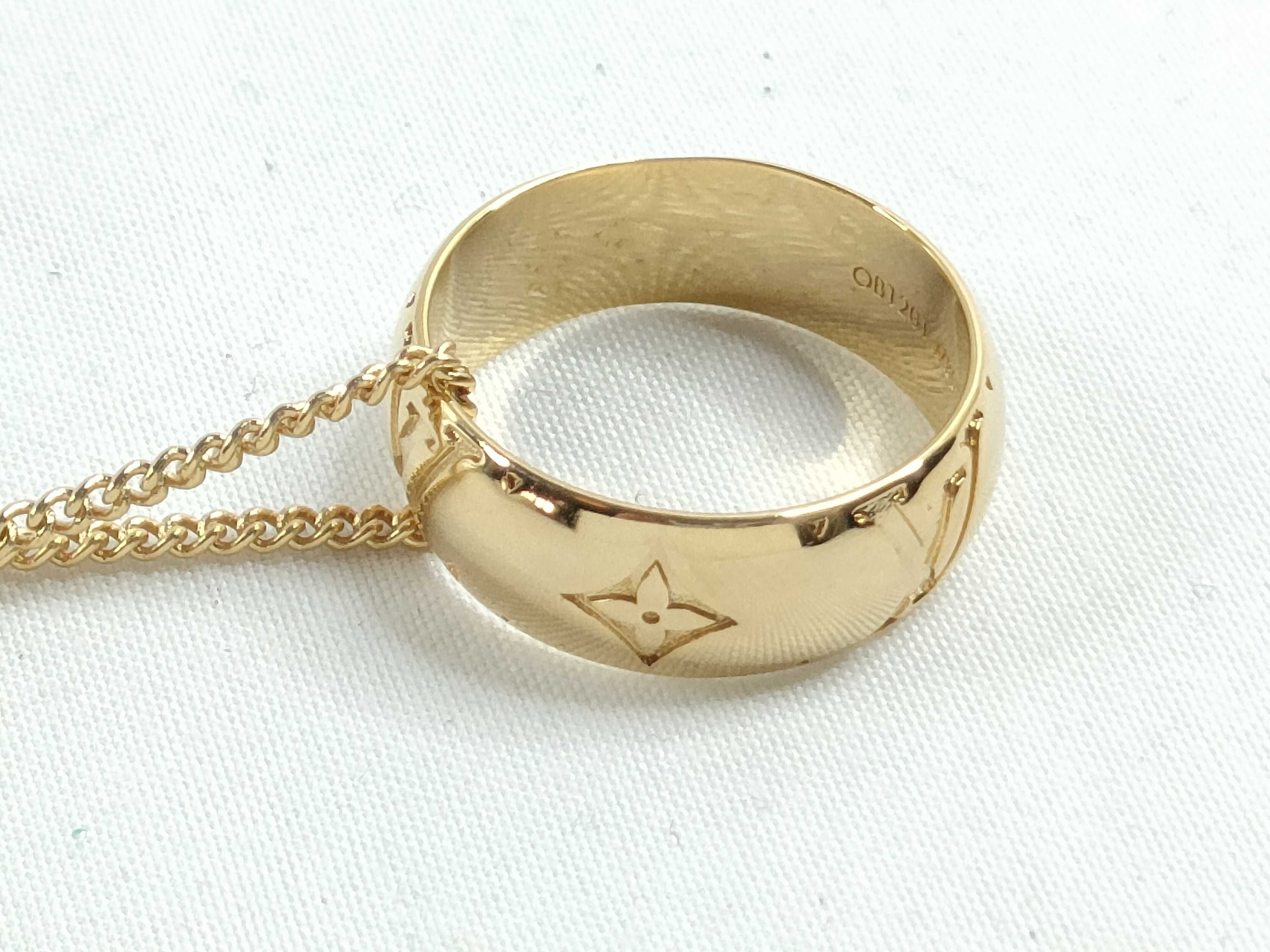 LV Monogram Ring Necklace M80189 OB1211 Necklace — view 4