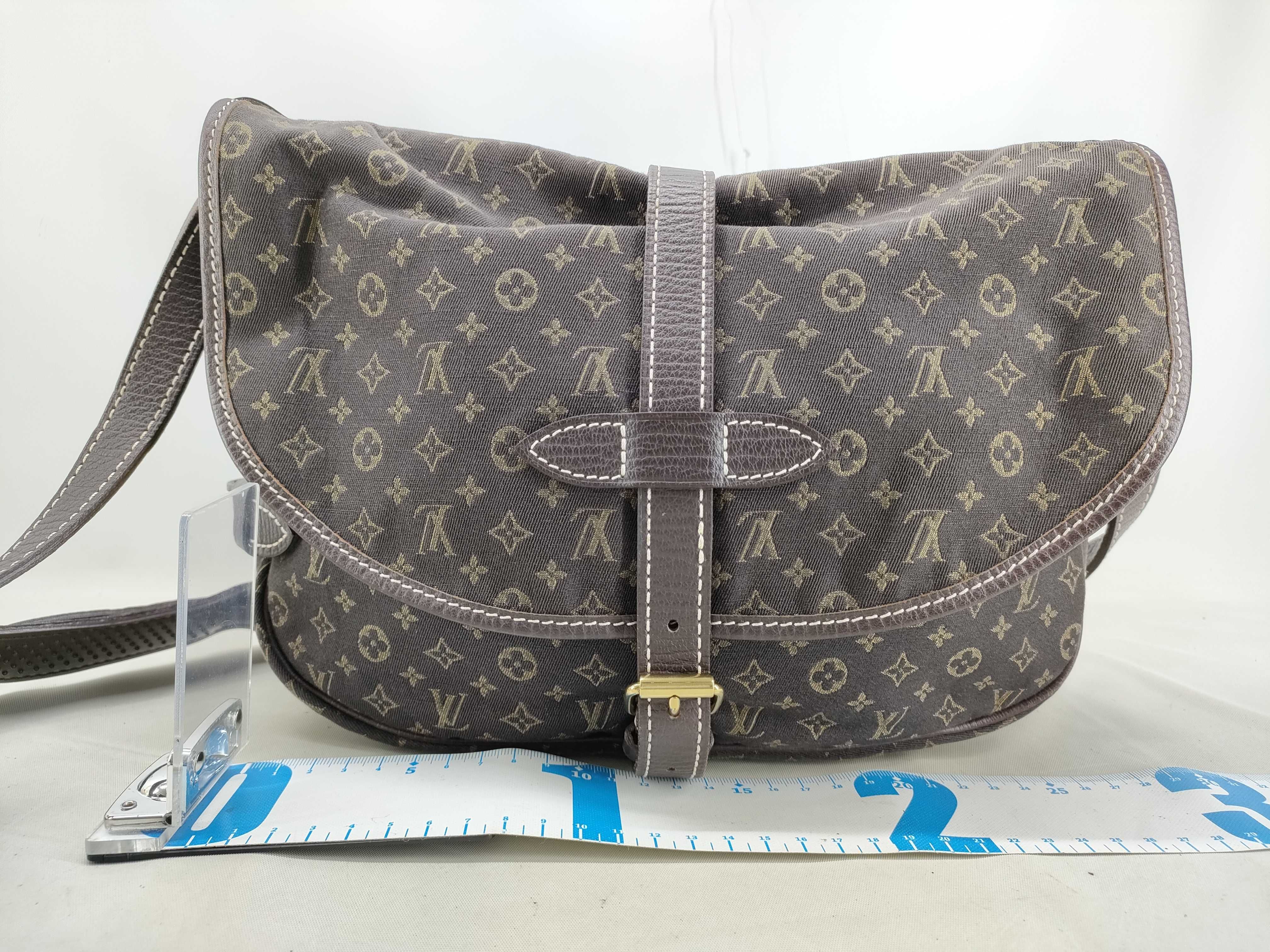 Monogram Mini Vuitton Monogram Mini Lin Saumur 30 M95227 Shoulder Bag — view 2
