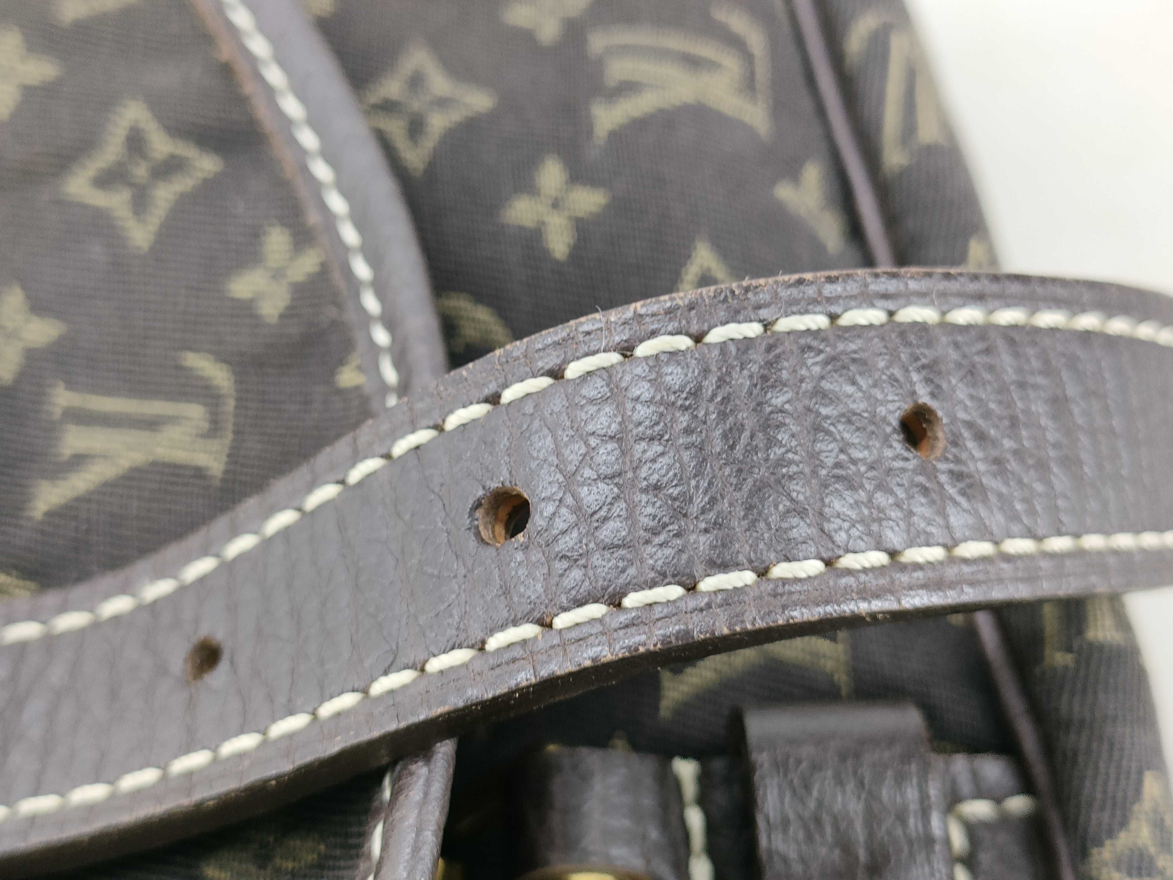 Monogram Mini Vuitton Monogram Mini Lin Saumur 30 M95227 Shoulder Bag — view 14