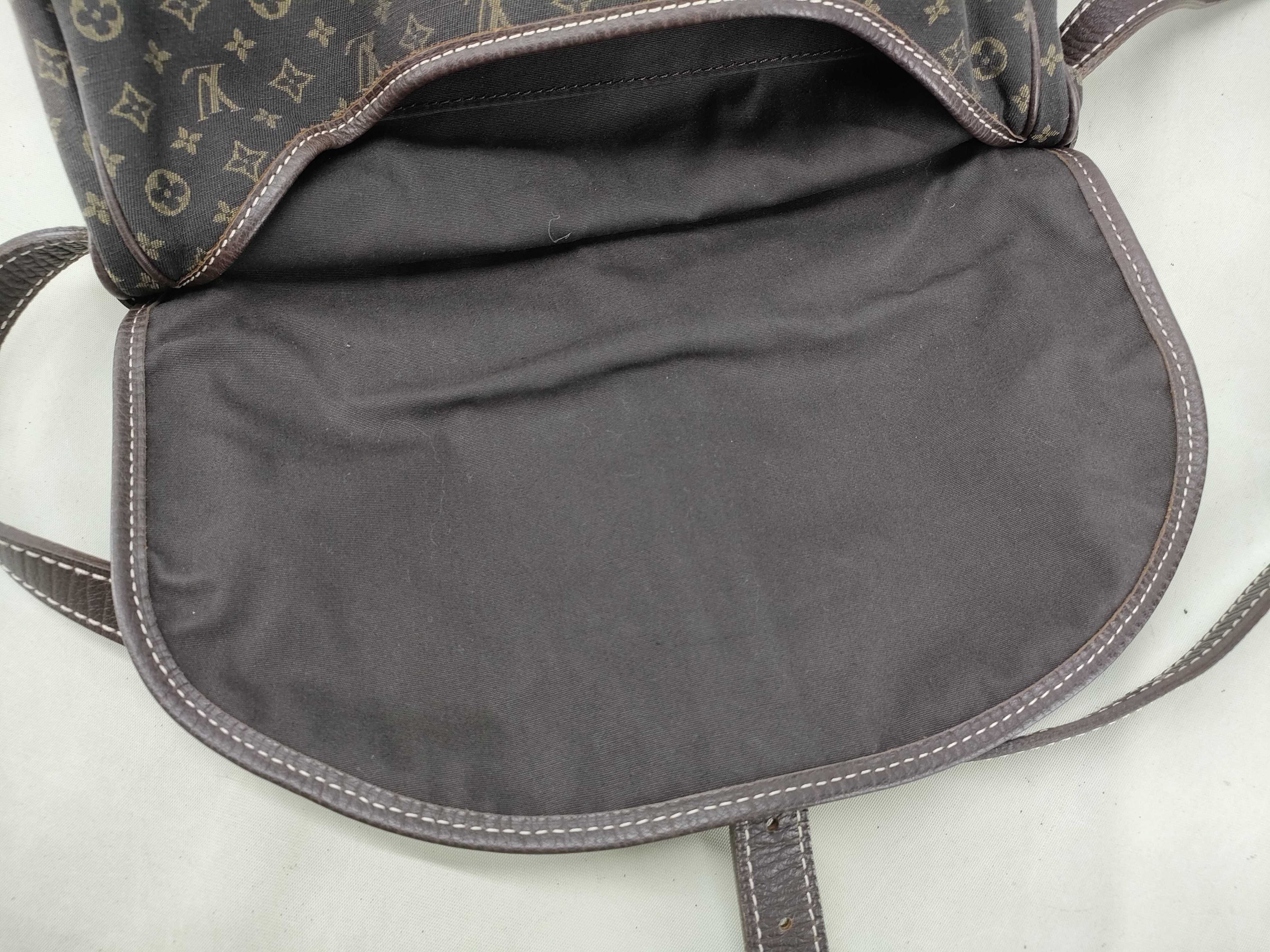 Monogram Mini Vuitton Monogram Mini Lin Saumur 30 M95227 Shoulder Bag — view 8