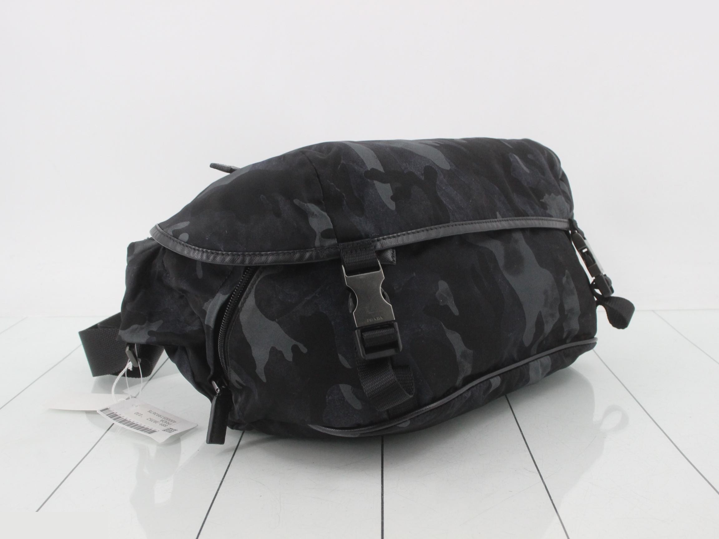 camouflage pattern messenger shoulder bag — view 5