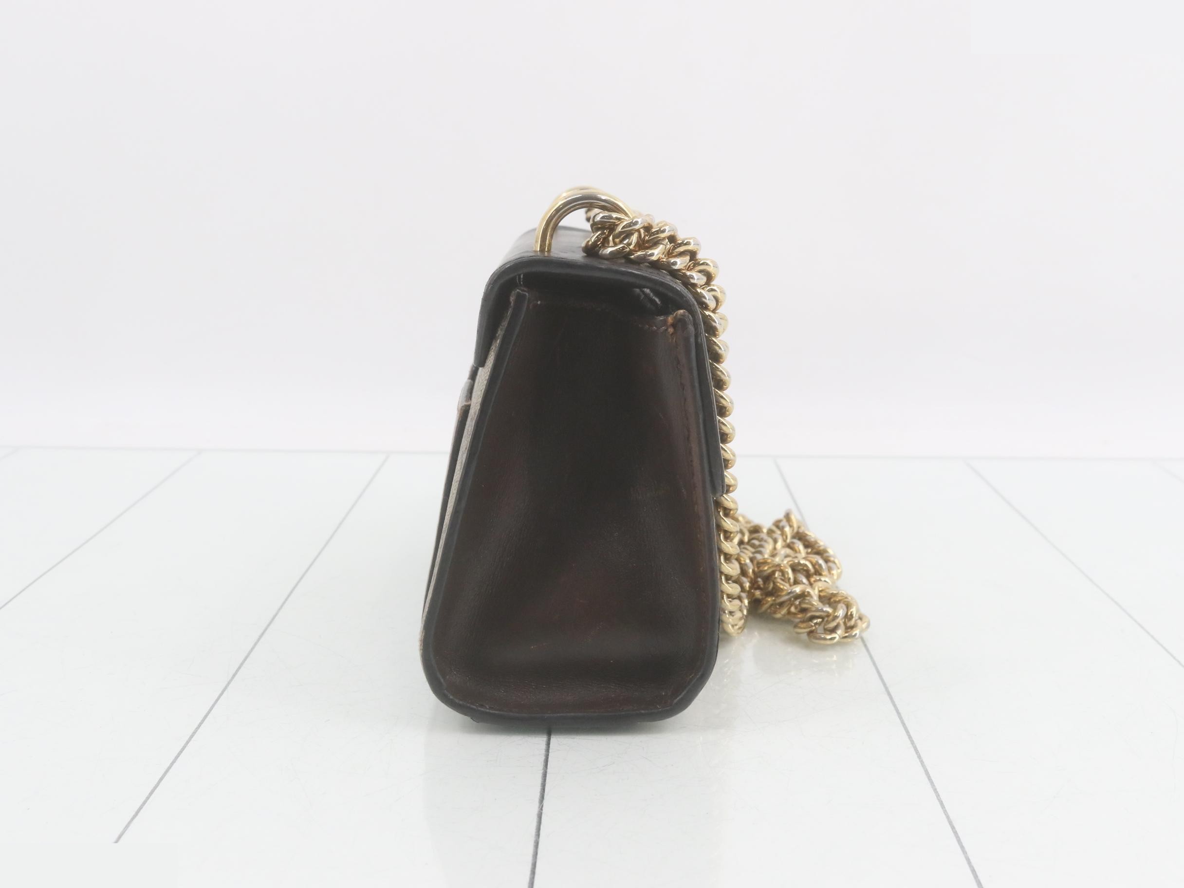 Padlock GG Supreme Chain Shoulder Bag — view 4