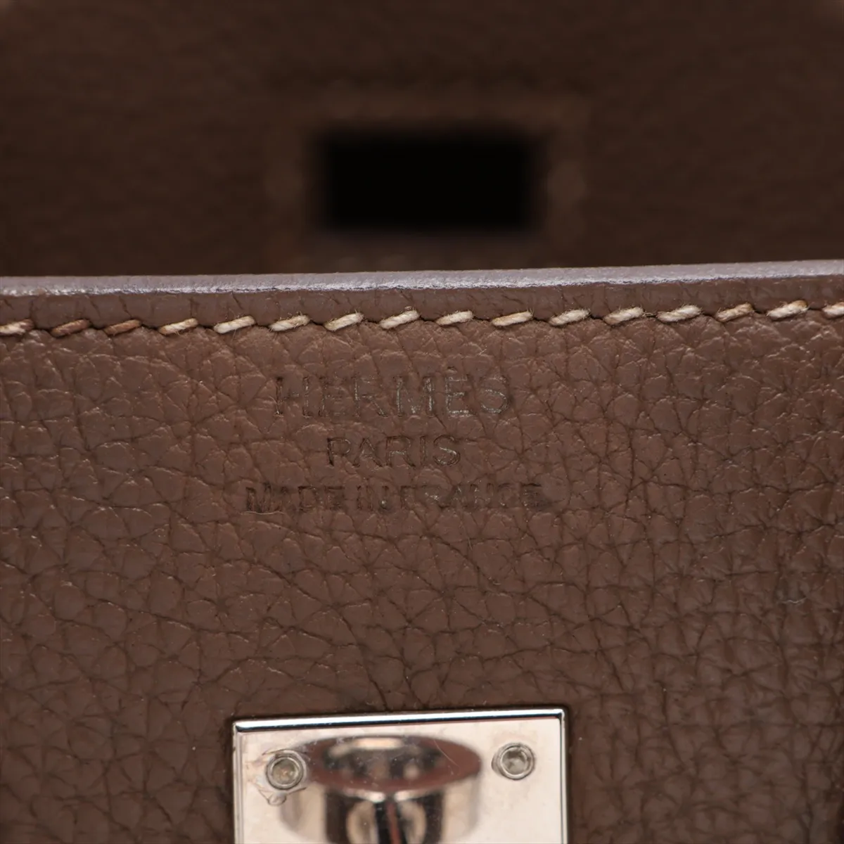 [Individually packaged] Hermes Birkin 25 Letourné Togo Brown Silver Hardware C: 2018 — view 10