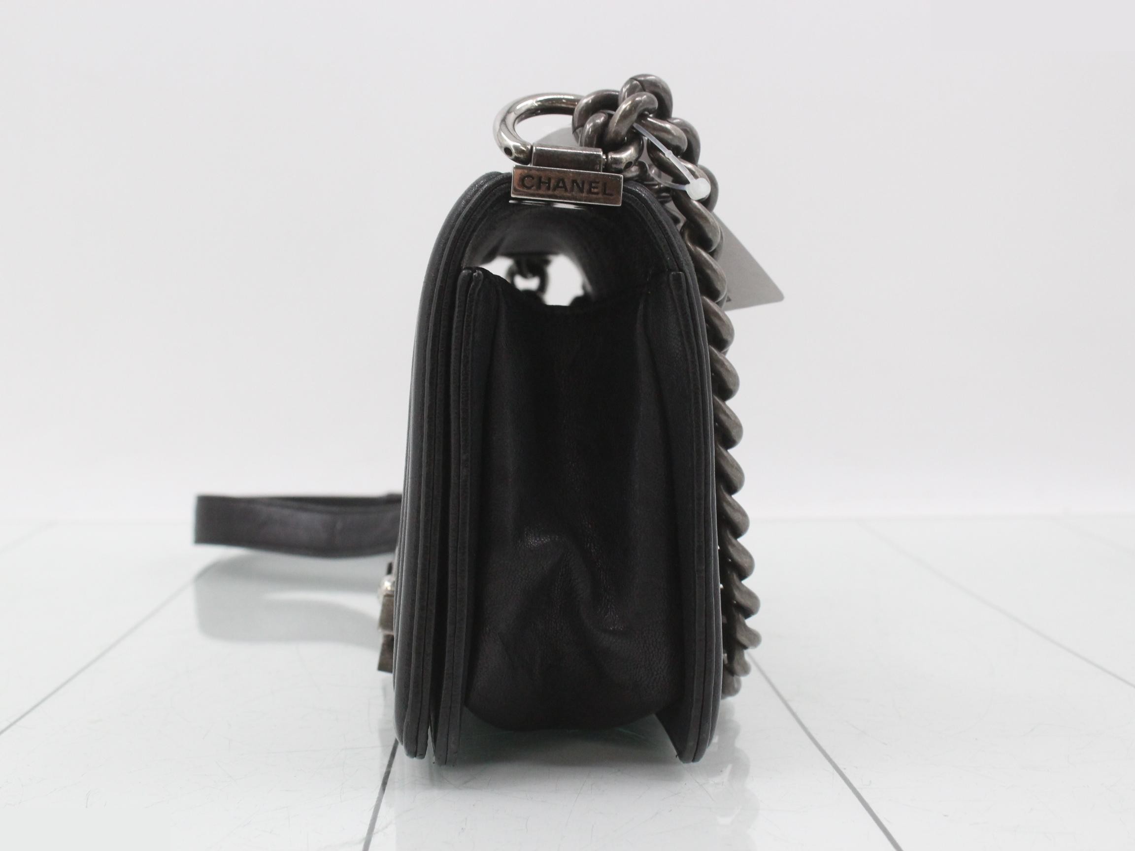Boy Chanel Chain Shoulder Bag — view 3