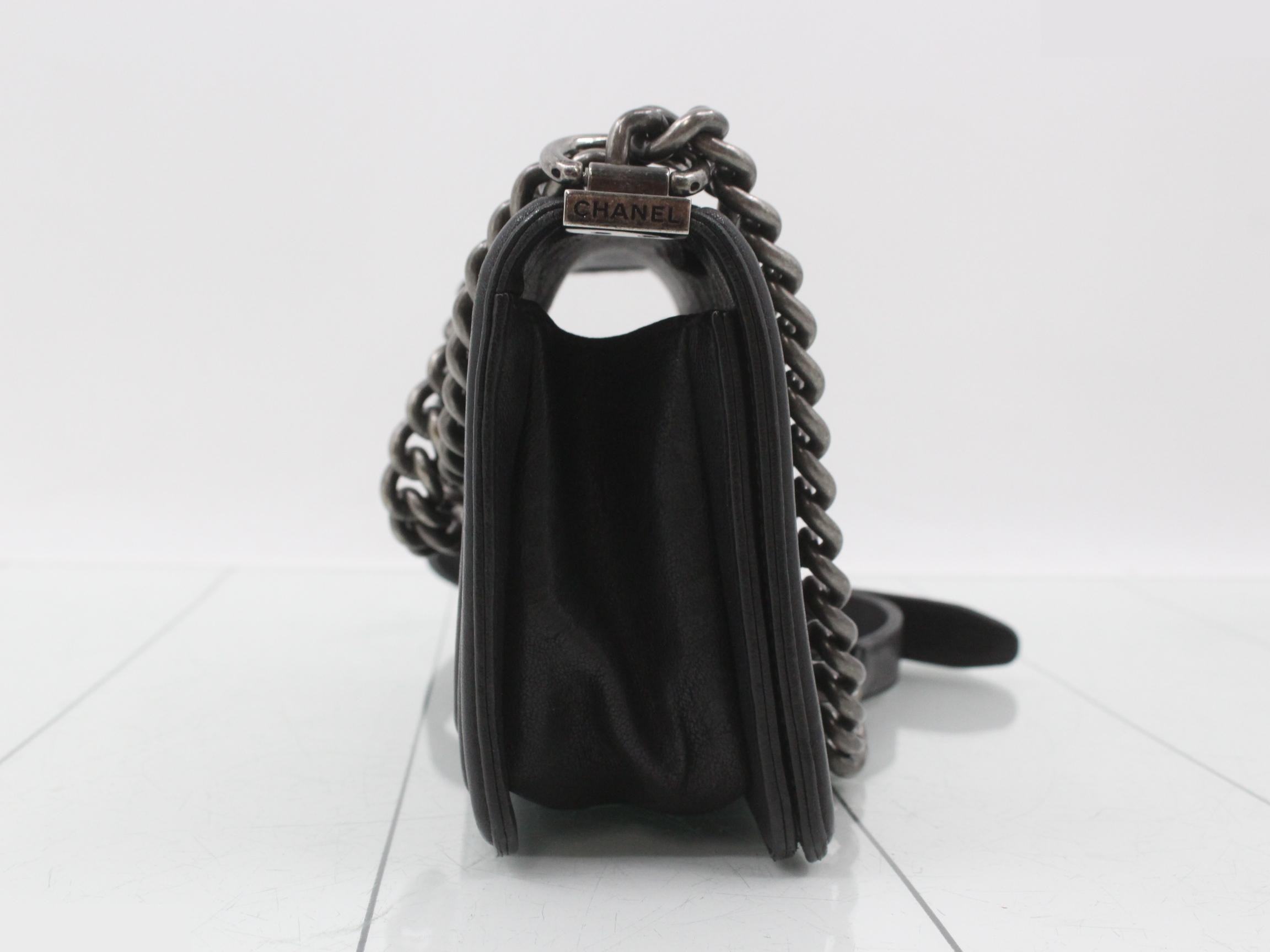Boy Chanel Chain Shoulder Bag — view 4