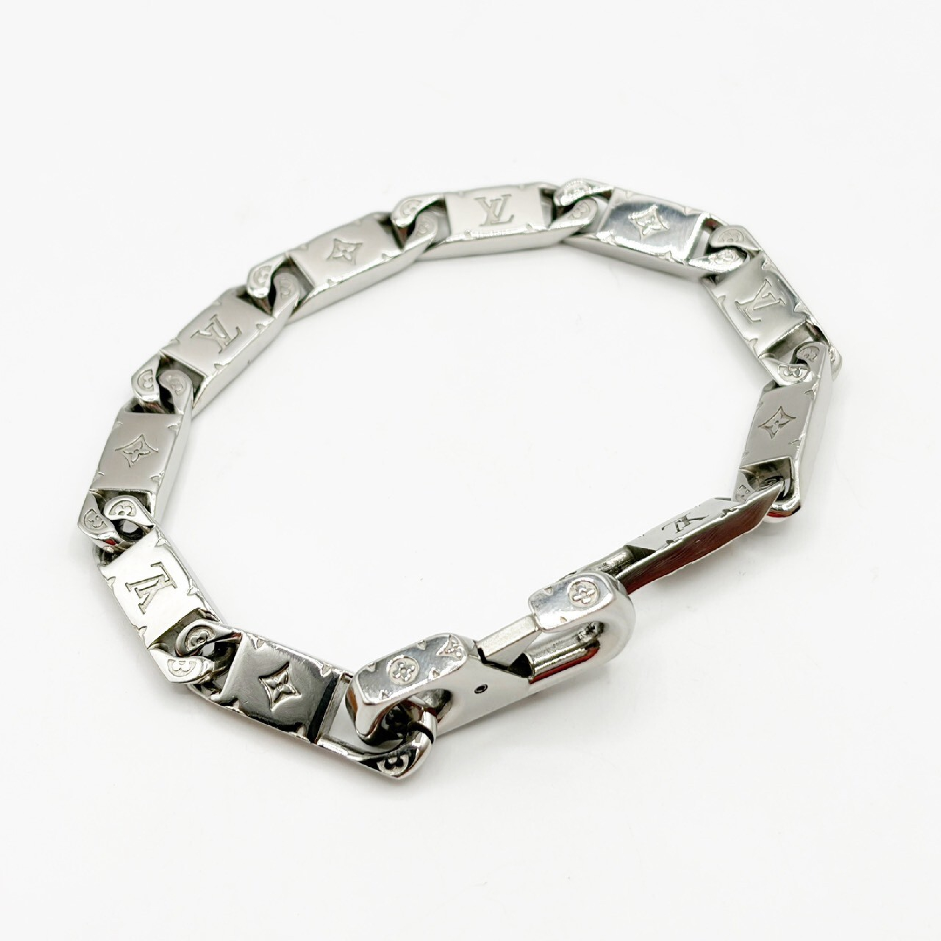 Monogram Bracelet - Tie-Up Bracelet/Bangle — view 4