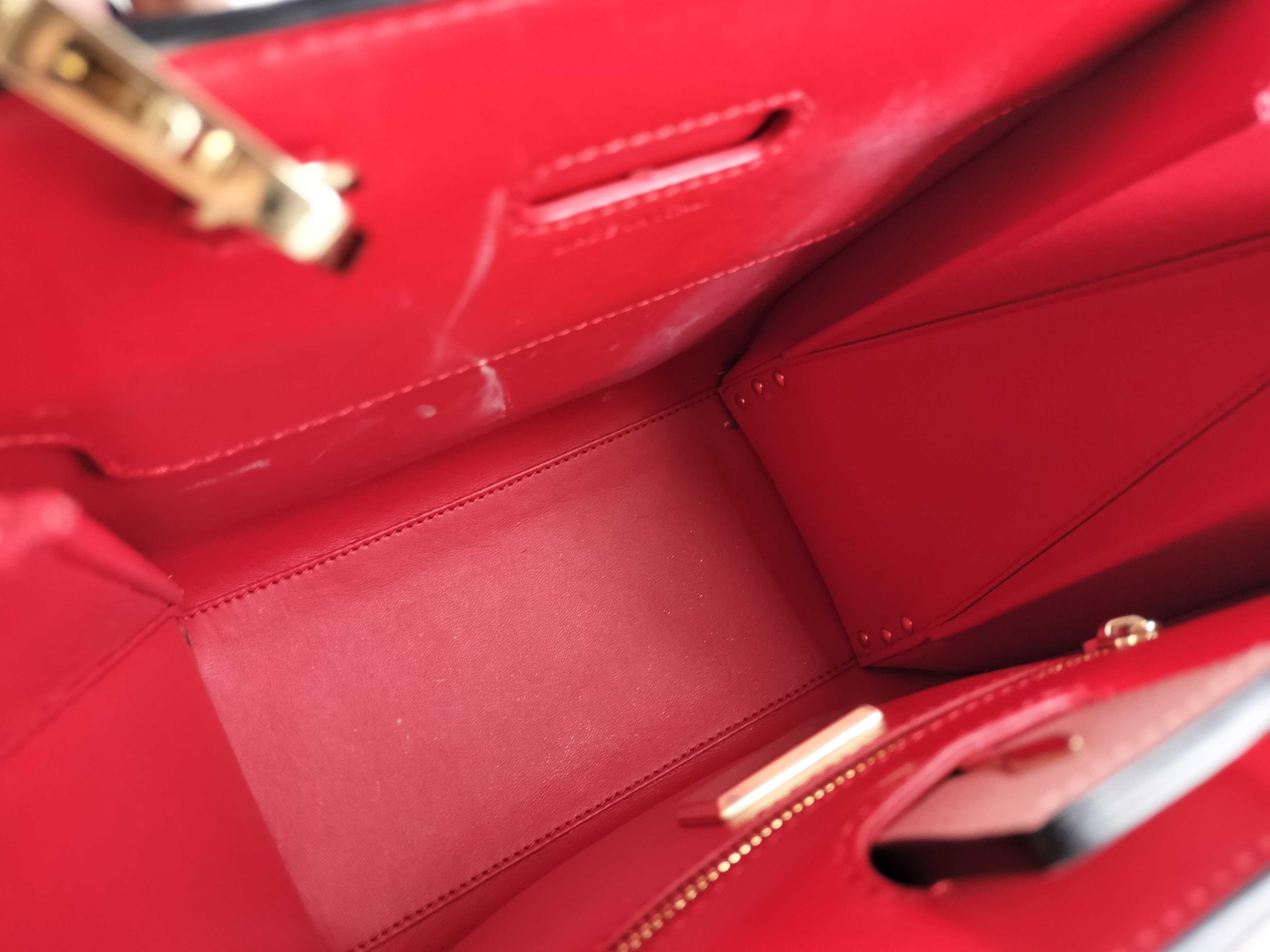 Spike Stud Paloma Mini Leather x Patent Leather 2-Way Handbag Pink Handbag — view 11