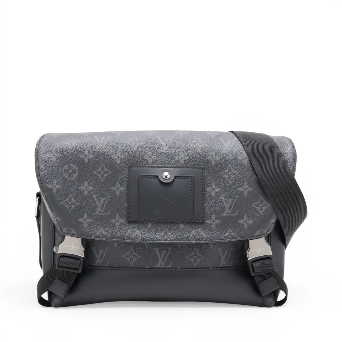 Monogram Eclipse Messenger Voyage PM M40511 FO4166 Black