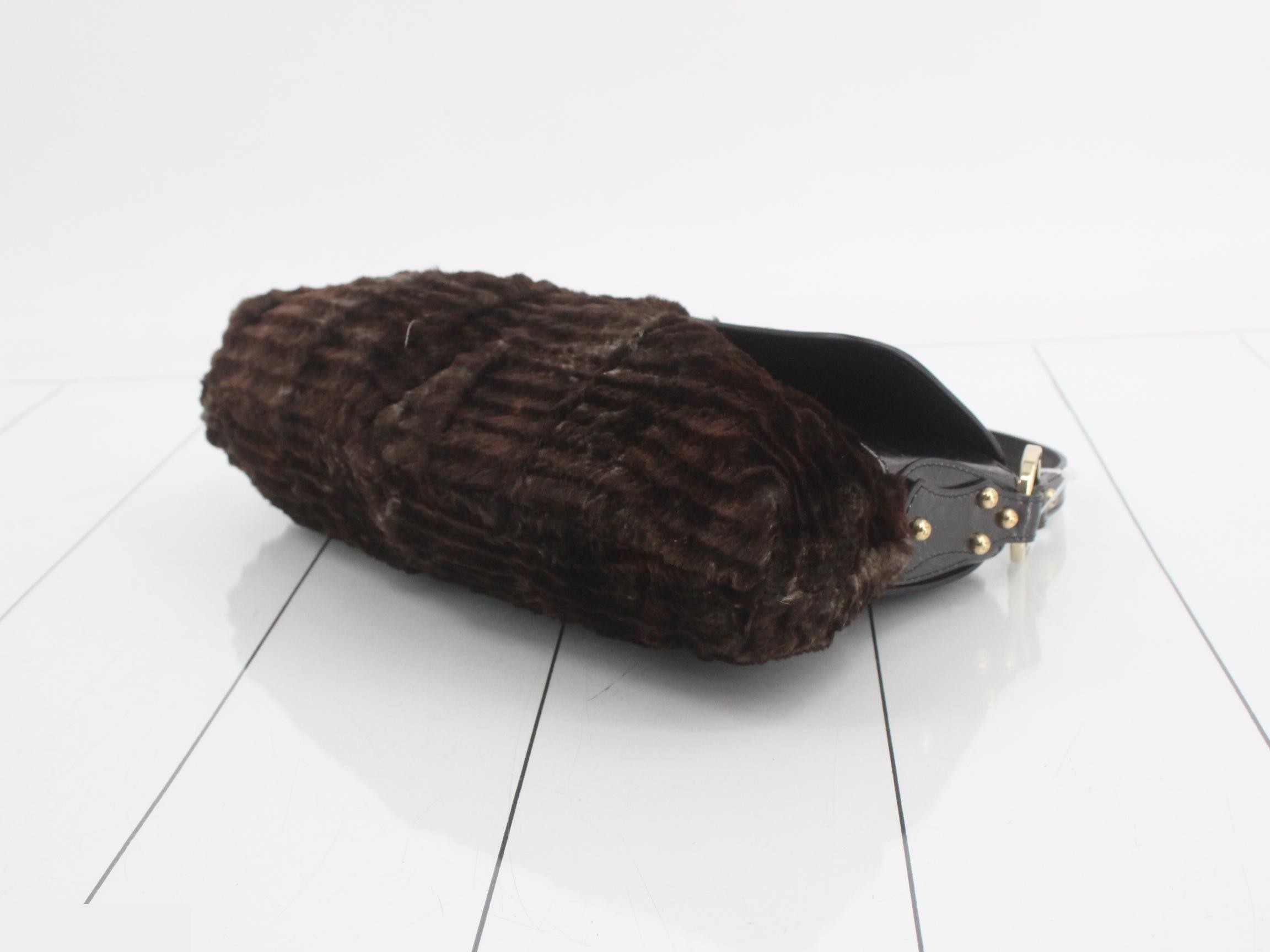 Chef bag, fur shoulder bag — view 6
