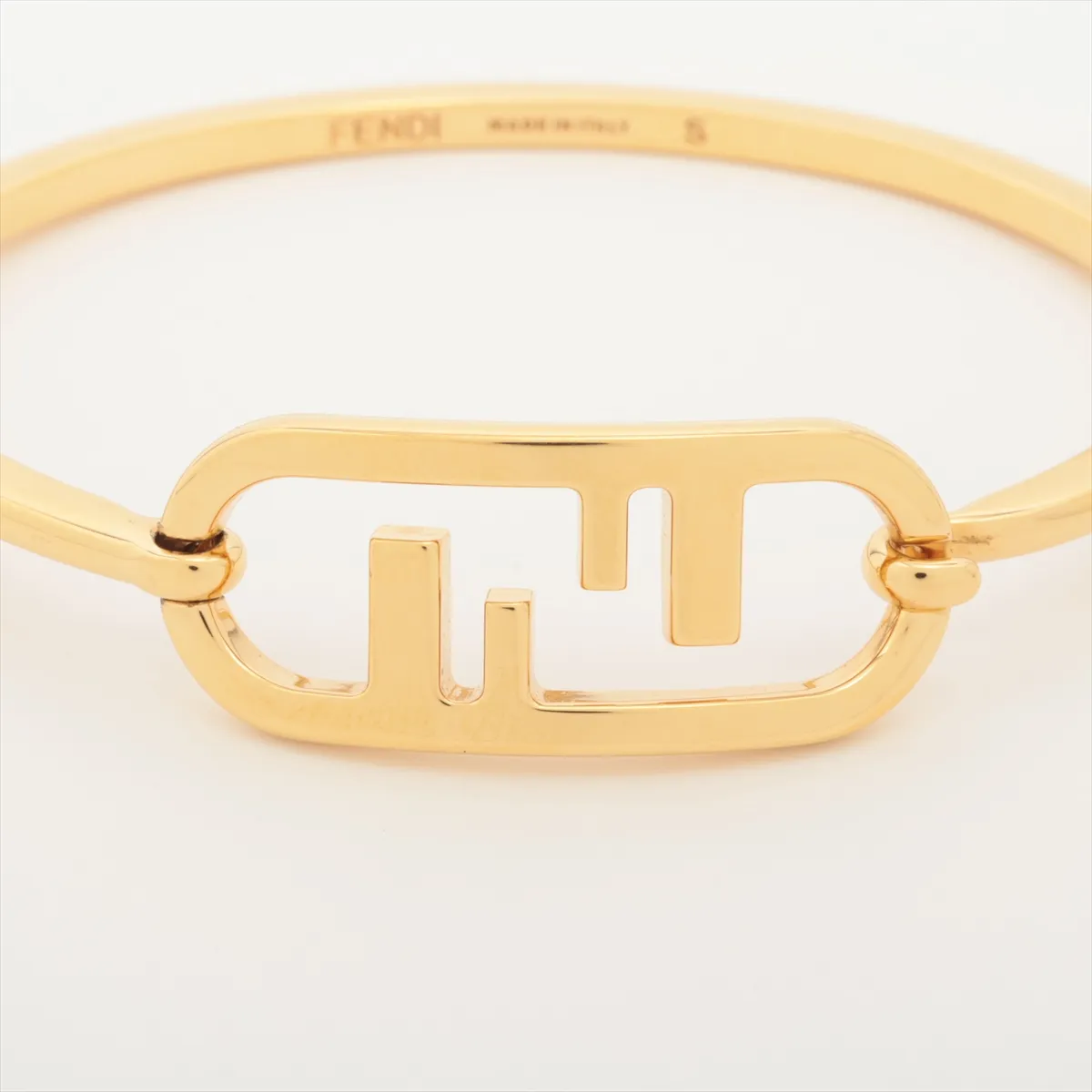 Auroch Bangle, Size S, GP Gold, — view 3