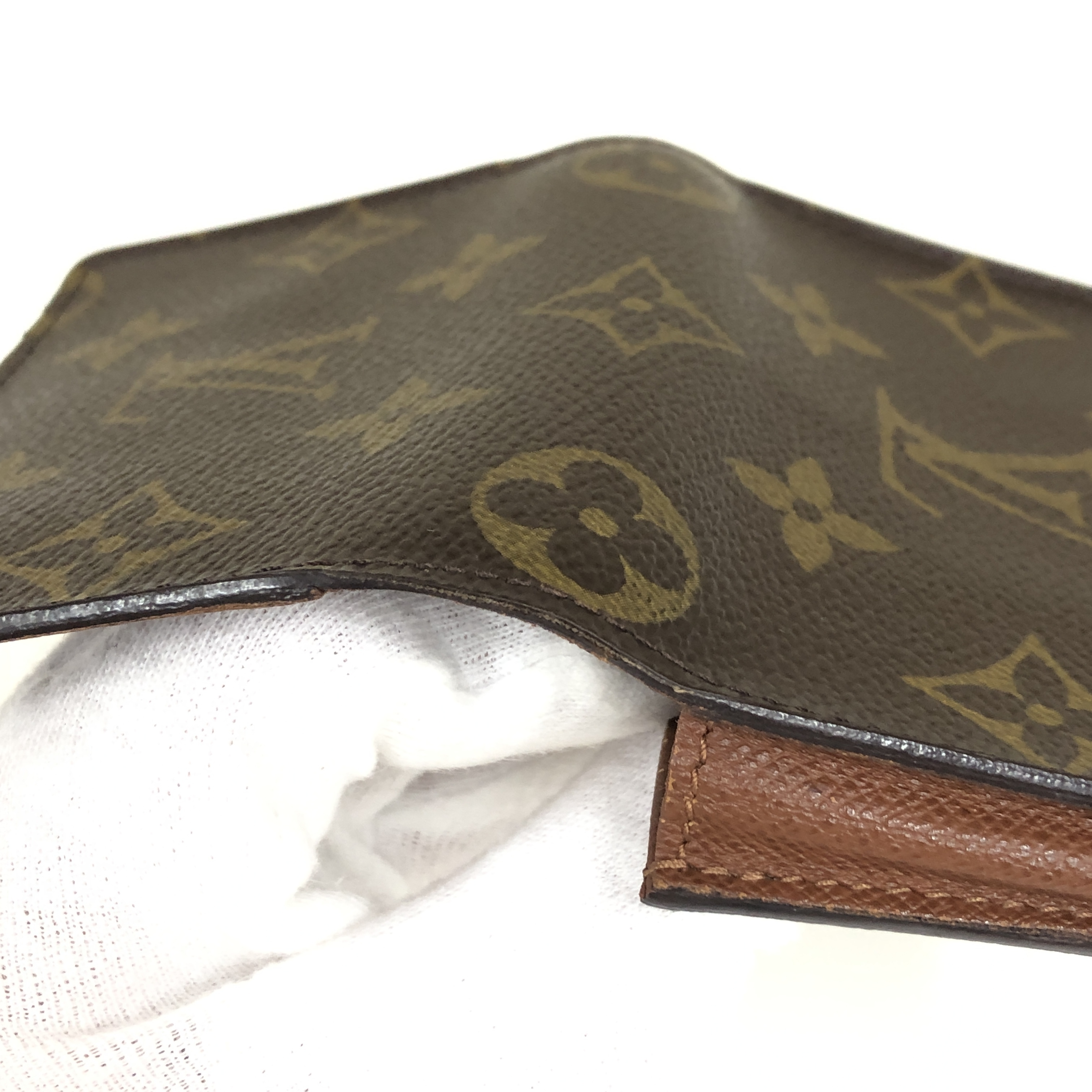 No stickiness Louis Vuitton Monogram Enveloppe Carte de Visite M62920 Card Case AS0011 Business Card Holder Pass Case Made in Spain Box Card Case — view 12