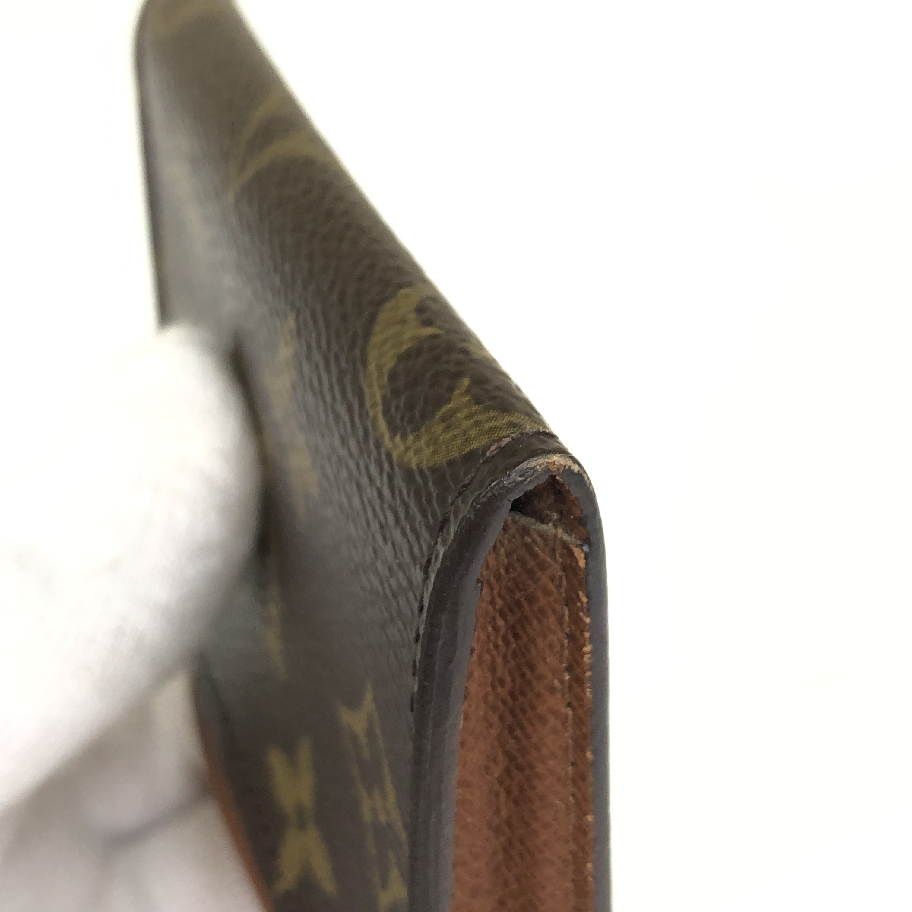 No stickiness Louis Vuitton Monogram Enveloppe Carte de Visite M62920 Card Case AS0011 Business Card Holder Pass Case Made in Spain Box Card Case — view 14