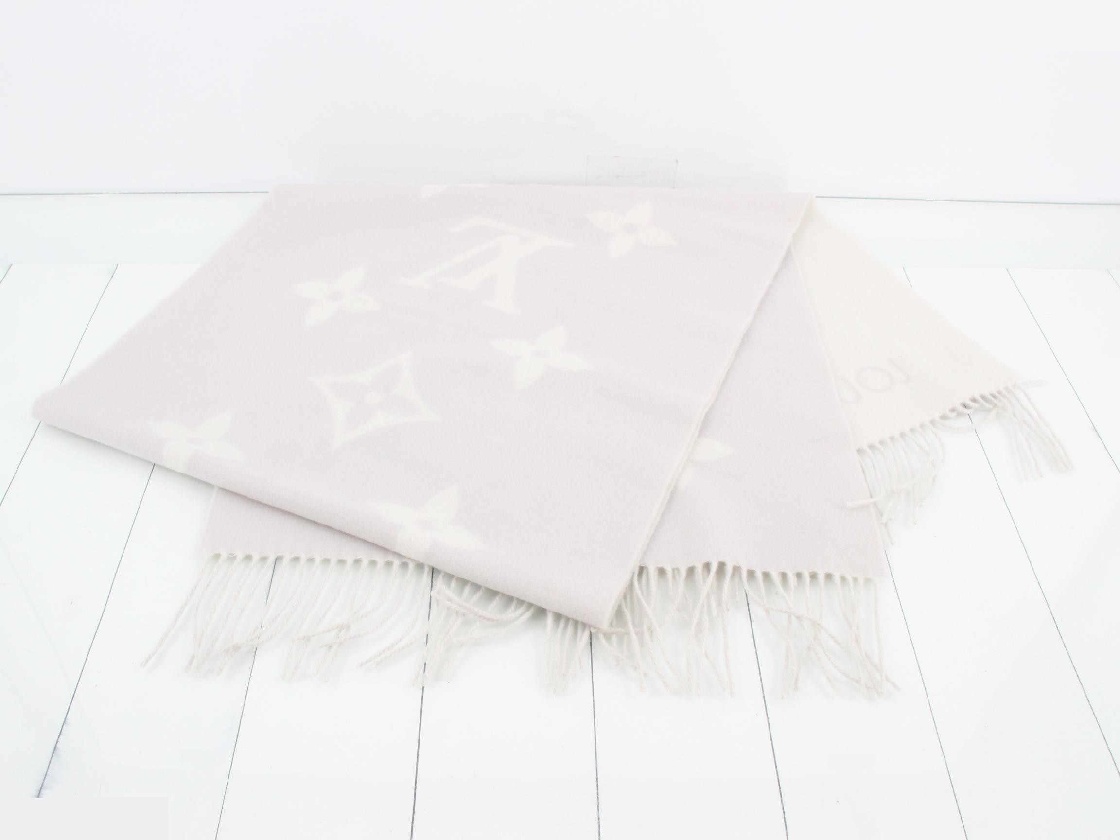 Monogram Scarf Reykjavik Scarf Cashmere AO1293 — view 3